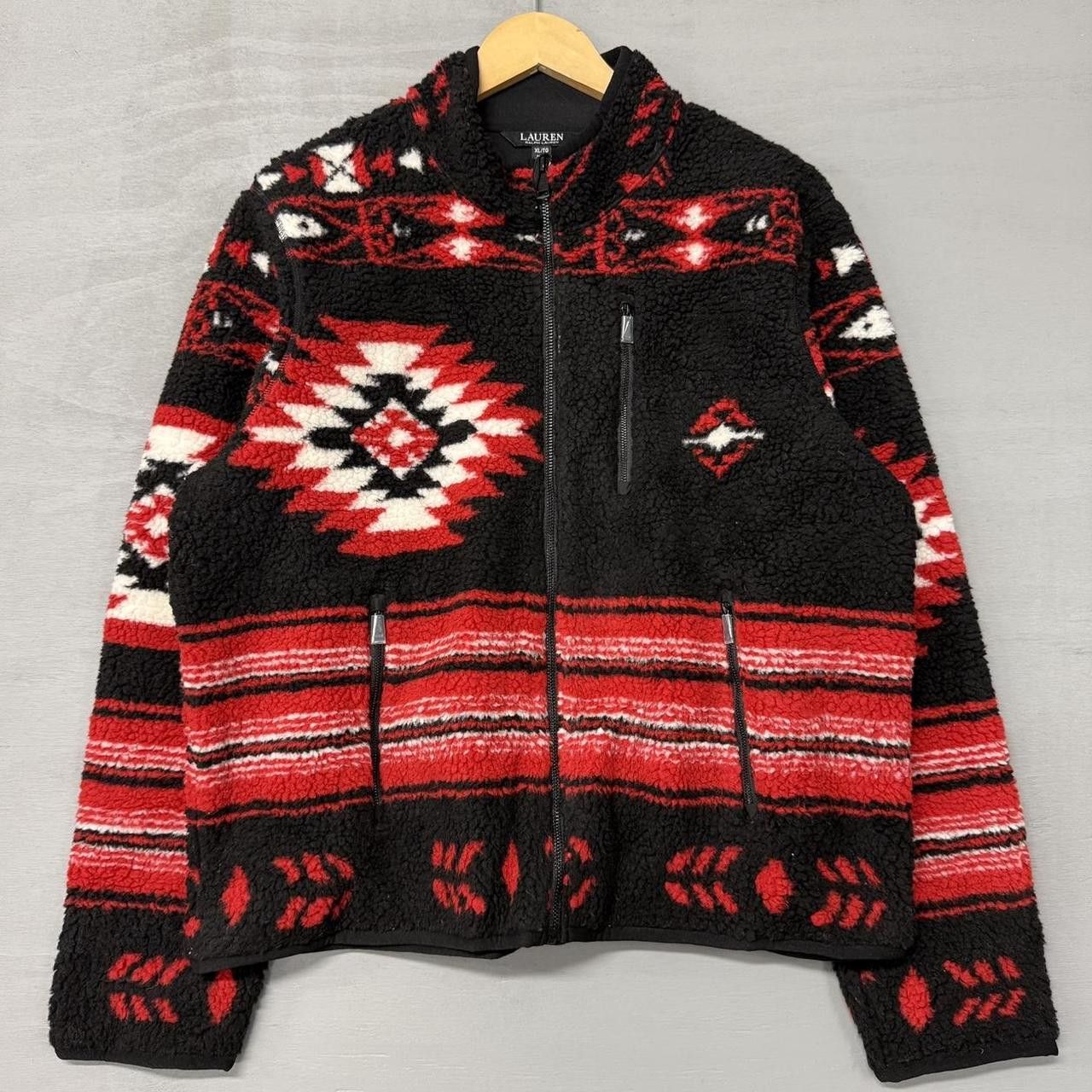 Lauren Ralph Lauren Lauren Ralph Lauren Aztec Fleece Jacket Women’s XL Size XL / US 12-14 / IT 48-50 - 1 Thumbnail