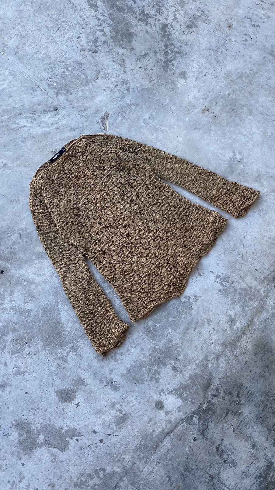 If Six Was Nine 🚨FINAL DROP🚨DKNY mesh fishnet crocheted longsleeve punk Size S / US 4 / IT 40 - 1 Thumbnail