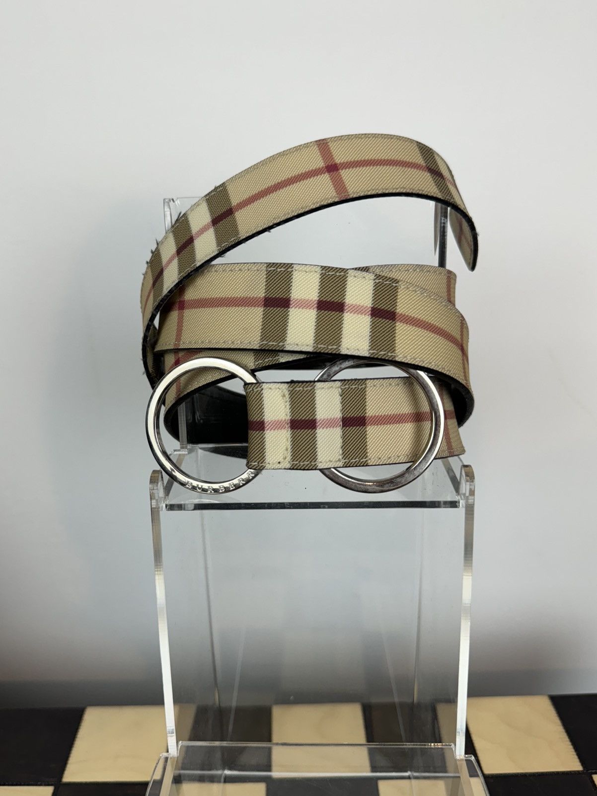 Burberry Leather belt Burberry y2k original luxury casual item Size ONE SIZE - 1 Thumbnail