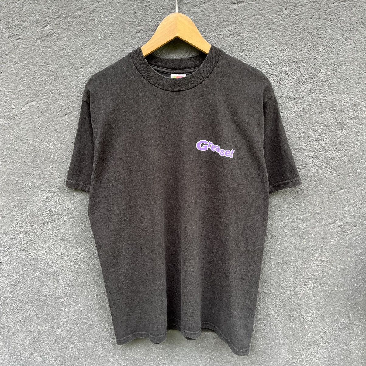 Vintage Thrashed Faded 90s Grease! John Travolta Movie Tee Size US M / EU 48-50 / 2 - 5 Thumbnail