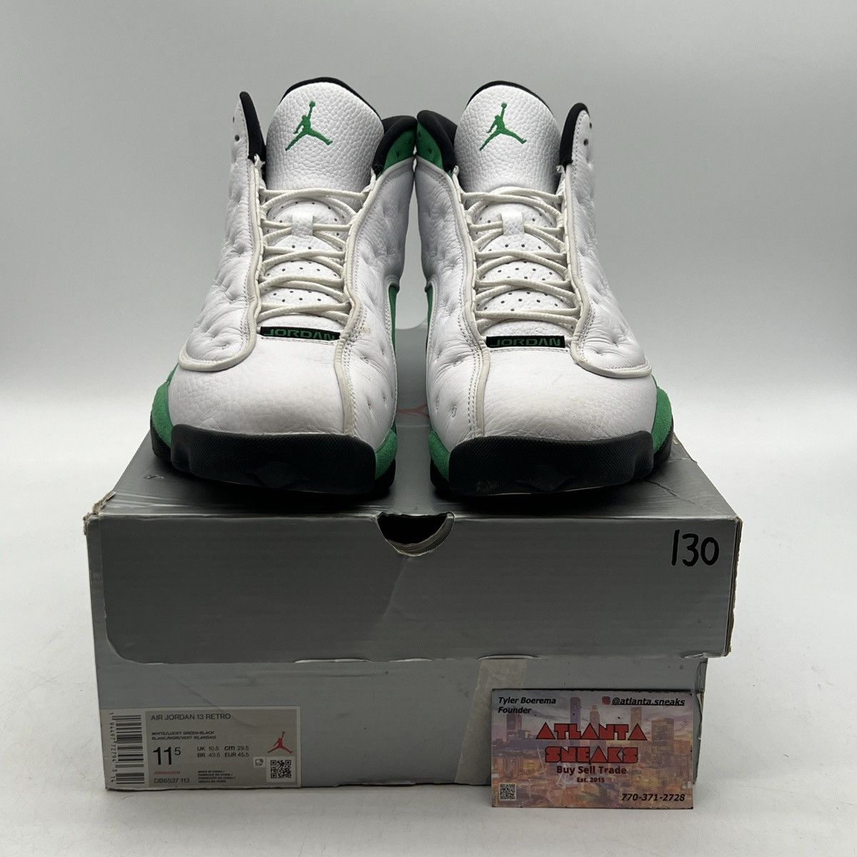 Jordan Brand Air Jordan 13 lucky green Size US 11.5 / EU 44-45 - 2 Thumbnail
