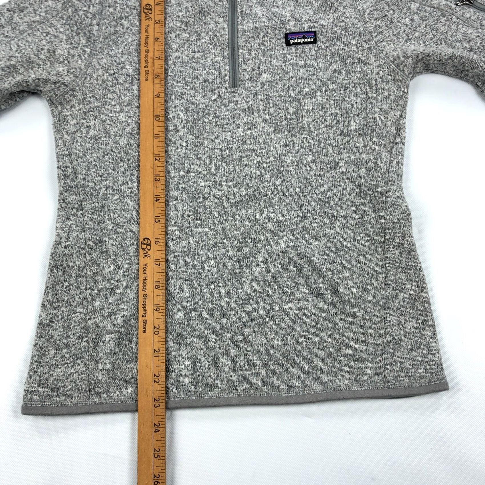 Patagonia Patagonia Sweater Pullover 1/4 Zip Womens Small S Gray Fleece Mock Neck Slim Regular Knit Size S / US 4 / IT 40 - 6 Thumbnail