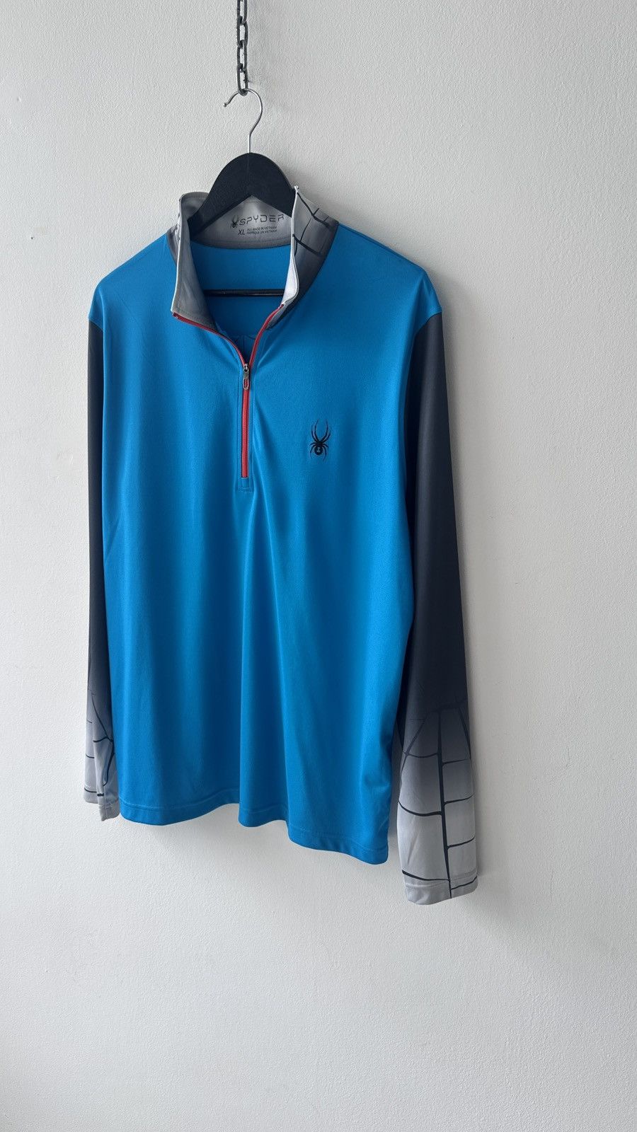 Spyder Spyder 1/3 Zip Pullover Spider Web Print Long Sleeve Size XL Size US XL / EU 56 / 4 - 4 Thumbnail