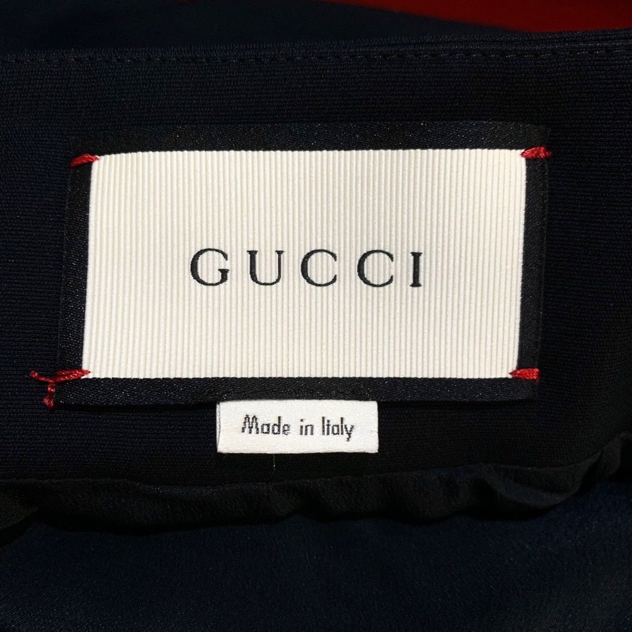 Gucci Gucci Black Web Strap Spliced A-line Mini Skirt K26WX Size 26" / US 2 / IT 38 - 5 Thumbnail