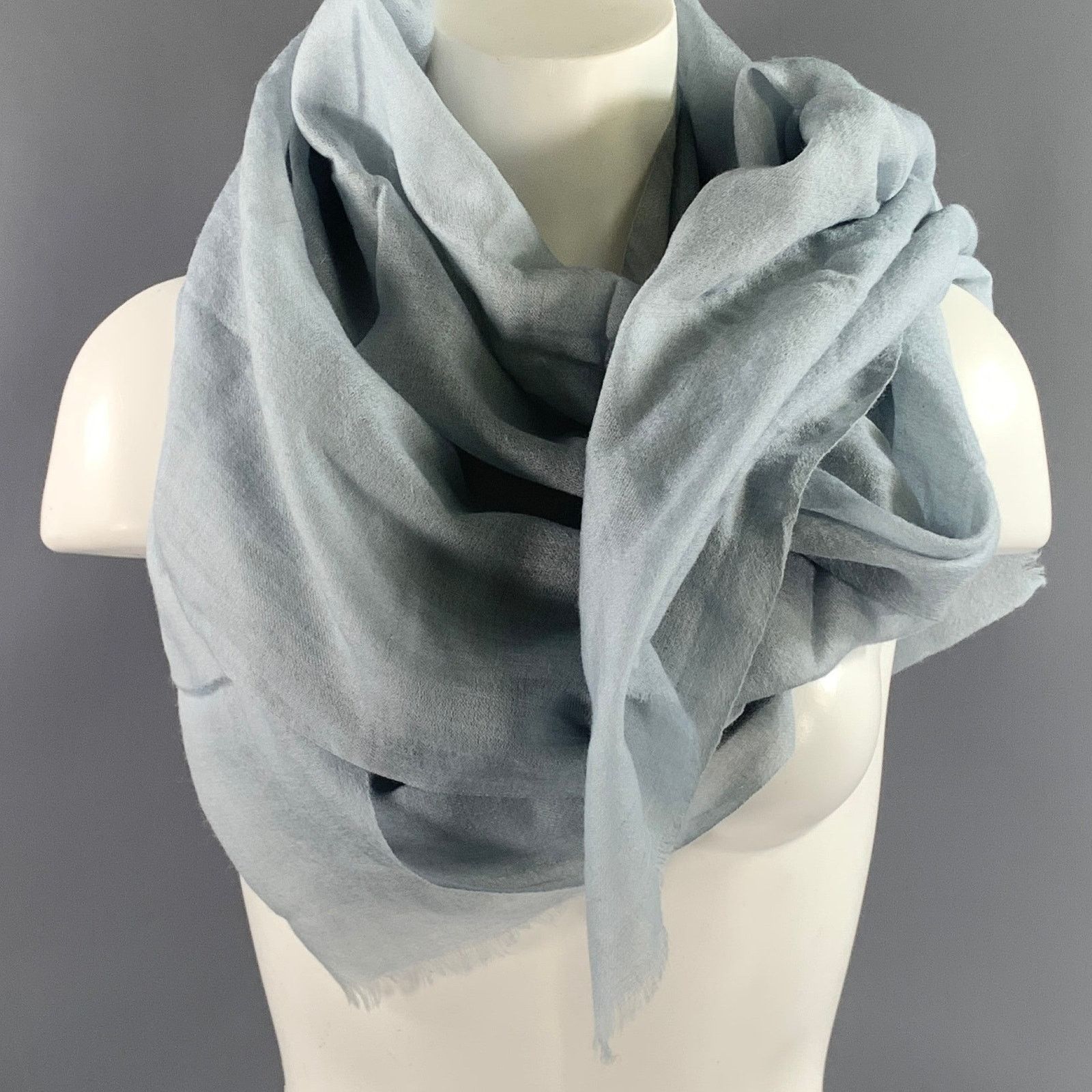 Other RH Blue Solid Cashmere Scarves Size ONE SIZE - 1 Thumbnail