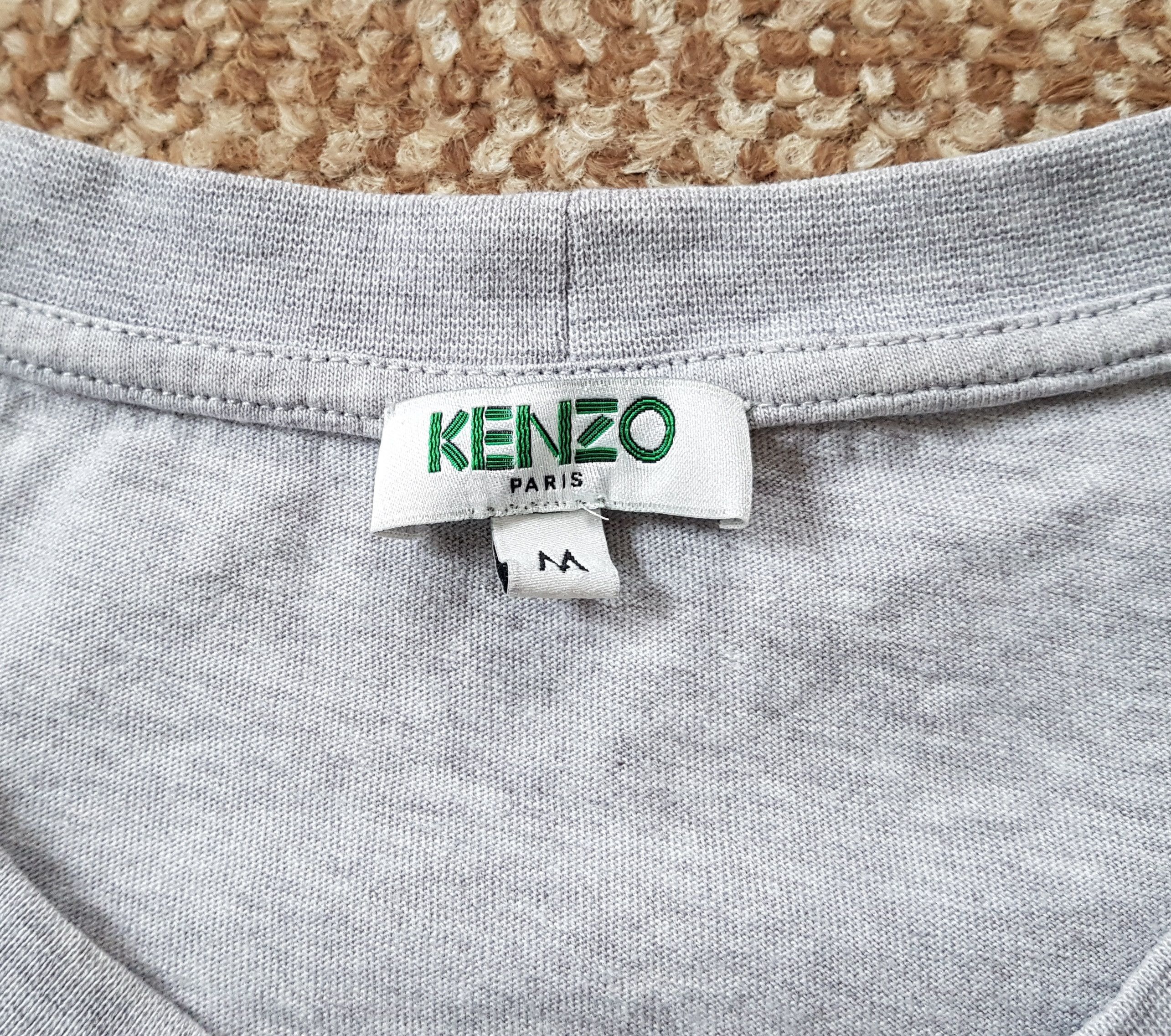 Kenzo Kenzo Tiger Head Printing Pattern Round Neck T Shirt sz M Size US M / EU 48-50 / 2 - 5 Thumbnail
