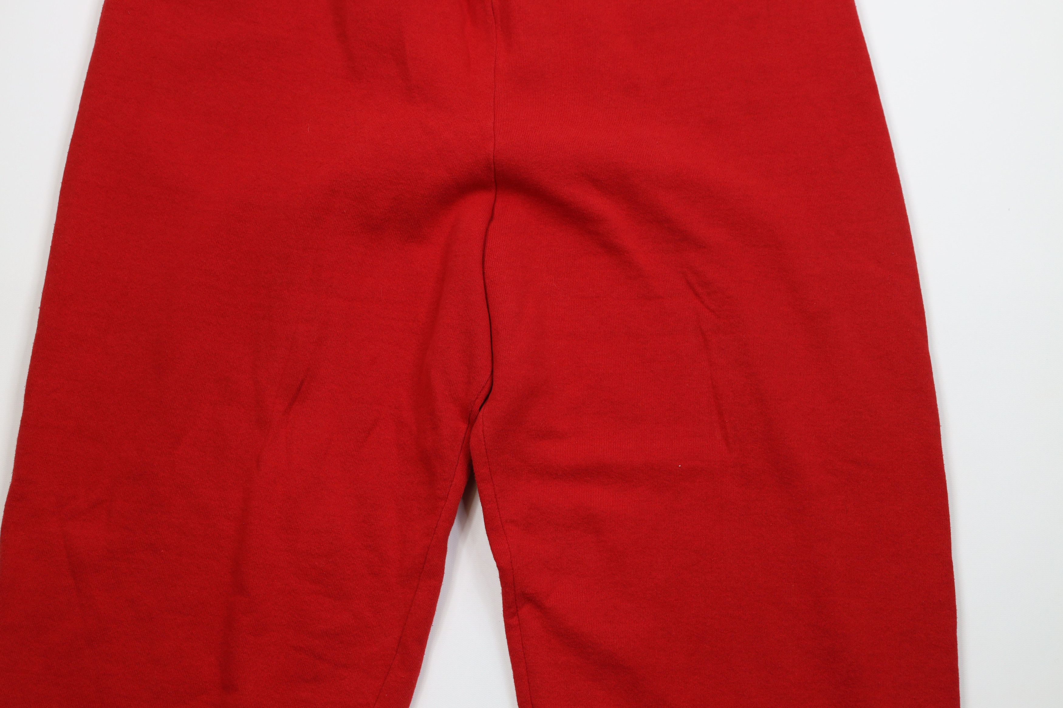 Vintage Vintage 90s Streetwear Blank Sweatpants Joggers Red USA Size US 42 / EU 58 - 3 Thumbnail