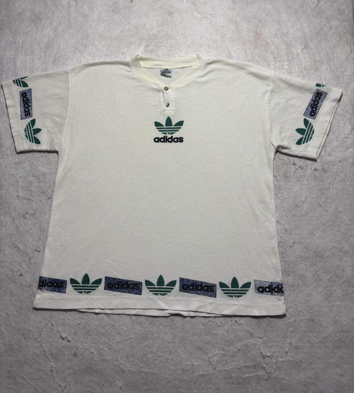 Adidas Vintage Bootleg Adidas Tshirt Size US XXL / EU 58 / 5 - 1 Thumbnail