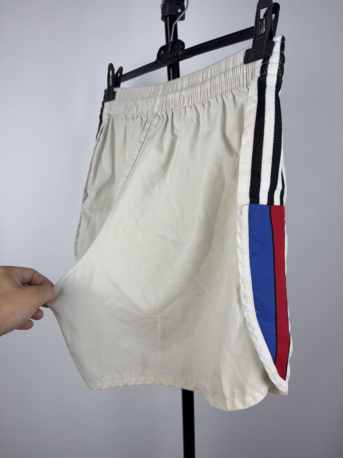 Adidas Vintage 90s Adidas Bayern Munich Shorts Made in England Size US 35 - 12 Thumbnail