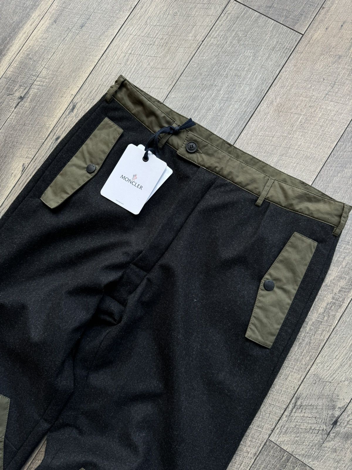 Moncler Moncler Sportivo Tech Wool Pants New - 52 Size US 36 / EU 52 - 3 Thumbnail