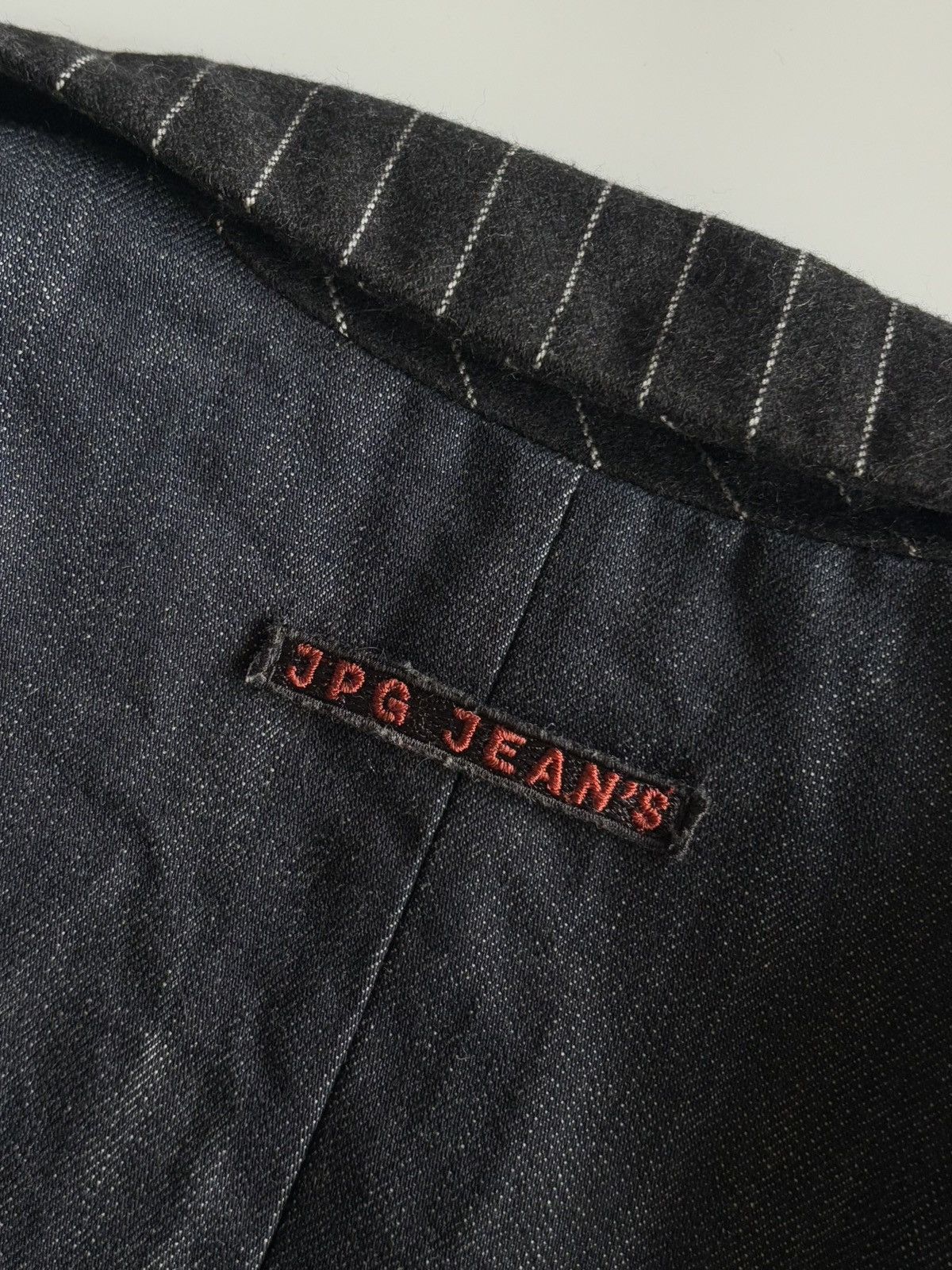 Jean Paul Gaultier Jean Paul Gaultier Jeans Striped Denim Fitted Blazer IT 42 M Size M / US 6-8 / IT 42-44 - 15 Thumbnail