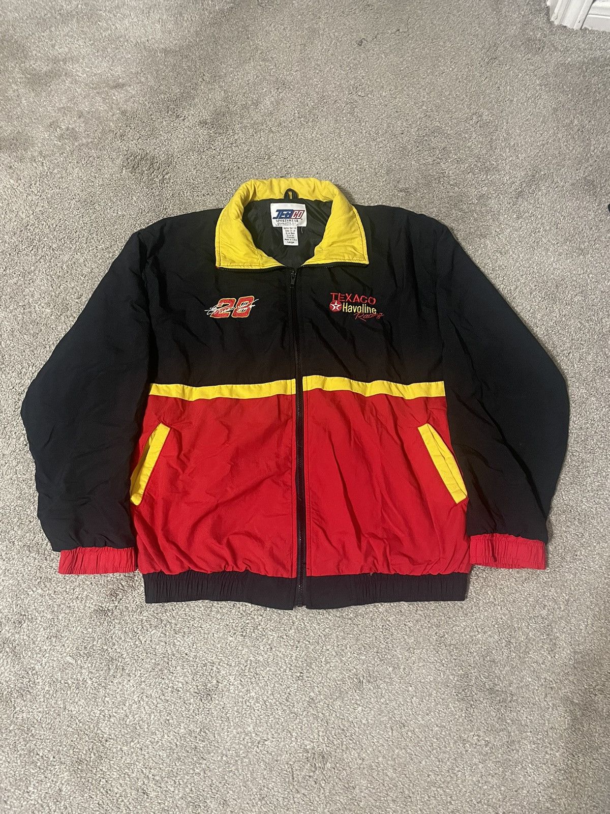 NASCAR × Vintage Vintage 90s Texaco Havoline Racing Jacket Size L Embroidered Size US L / EU 52-54 / 3 - 1 Thumbnail