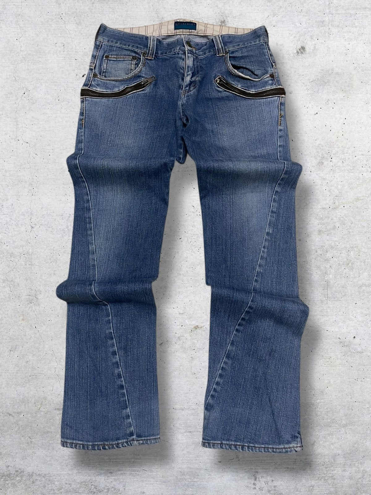 Japanese Brand VINTAGE RAGEBLUE CRAFTED JAPAN DESIGNER BLUEWASHED DENIM Size US 30 / EU 46 - 1 Thumbnail
