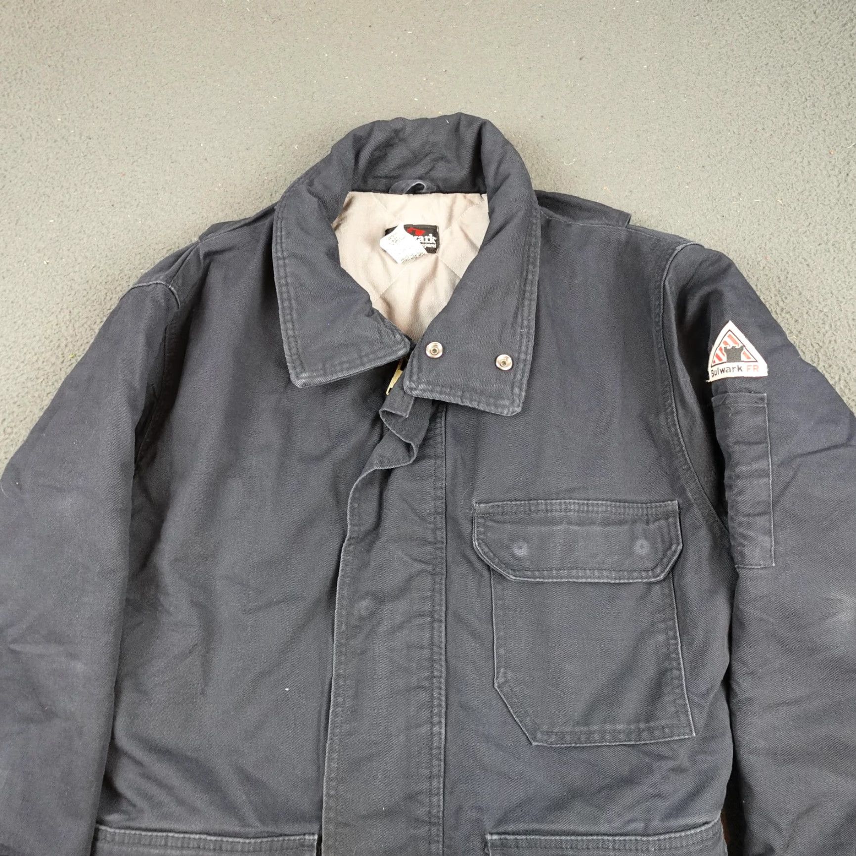 Vintage Bulwark Excel FR ComforTouch Jacket Mens Medium Blue Parka Insulated JLP8NV4 Size US M / EU 48-50 / 2 - 4 Thumbnail