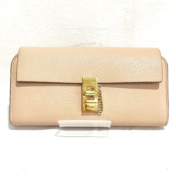 Chloe Chloe Chloe Drew Leather Long Wallet 3P0780 Leather Long Wallet 3P0780 in Good Condition Size ONE SIZE - 1 Thumbnail