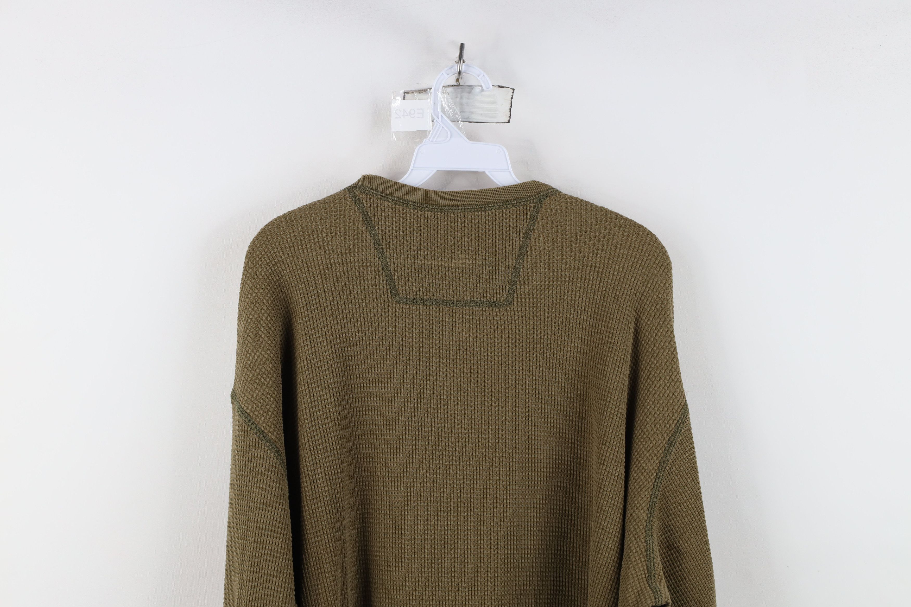 Eddie Bauer Vintage Eddie Bauer Thermal Waffle Knit Long Sleeve T-Shirt Size US XXL / EU 58 / 5 - 14 Thumbnail