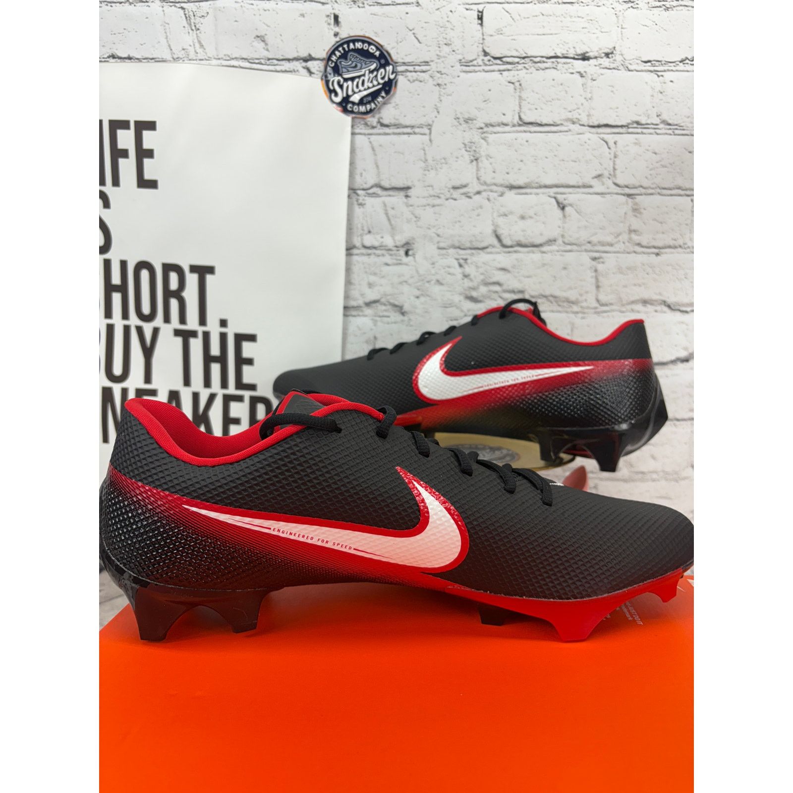 Nike Nike Vapor Edge Speed 360 NFL Football Cleats Mens 16 Black Size US 15 / EU 48 - 6 Thumbnail