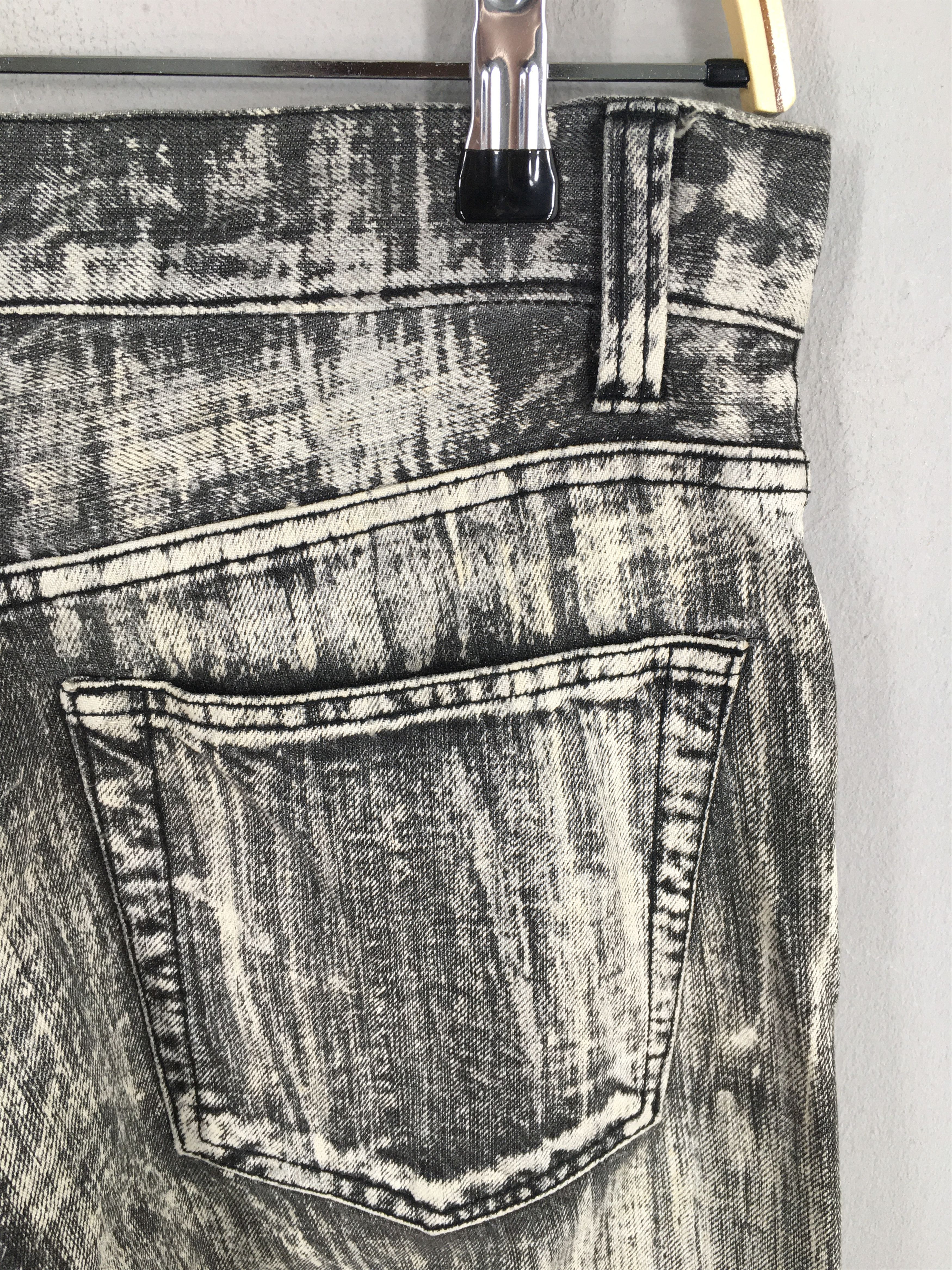 Tornado Mart Vintage Devil Skull Bleach Flared Pants Painter Punk S944 Size US 28 / EU 44 - 11 Thumbnail