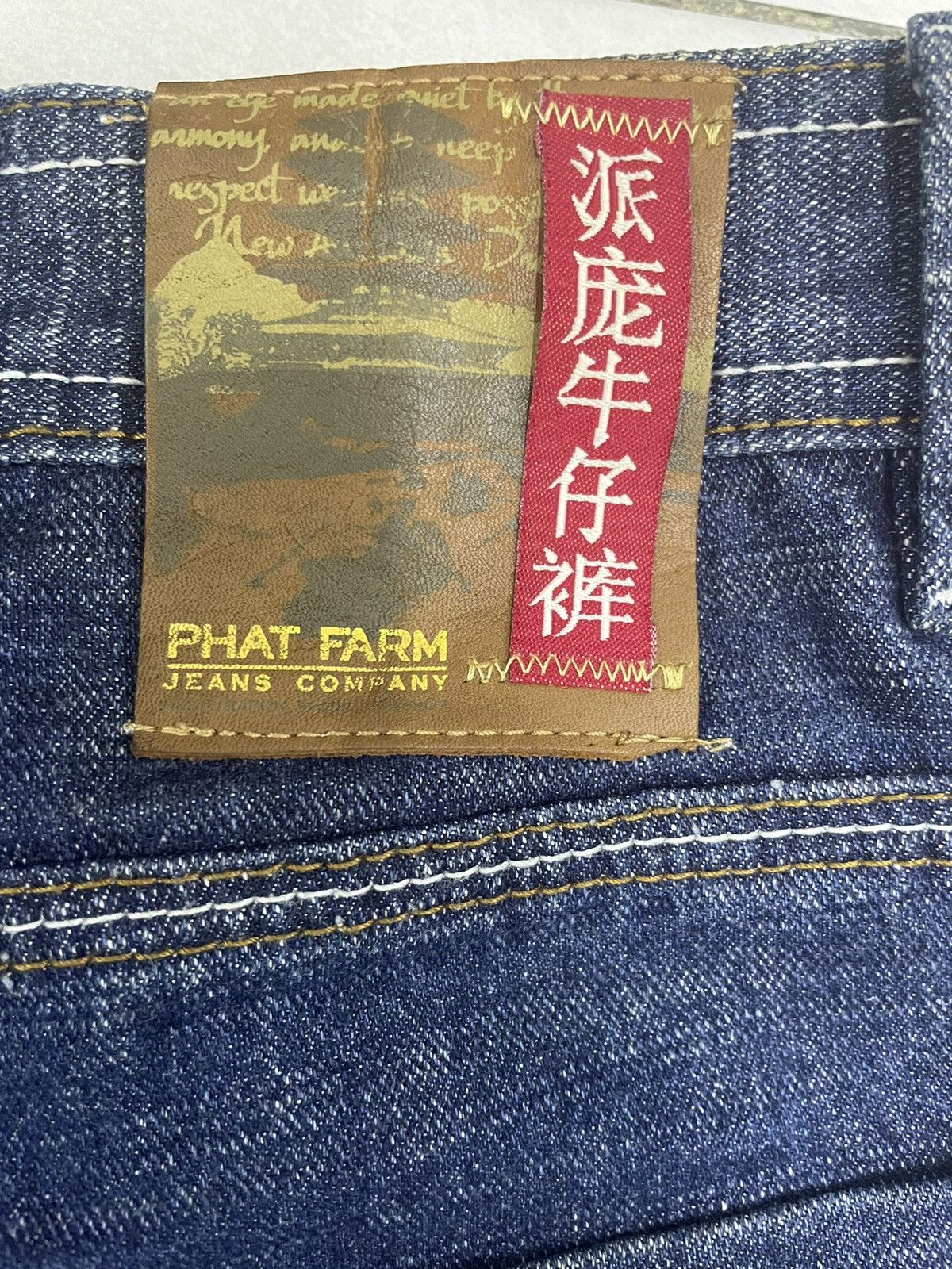 JNCO Vintage Phat Farm Baggy Jeans Size US 31 - 11 Thumbnail