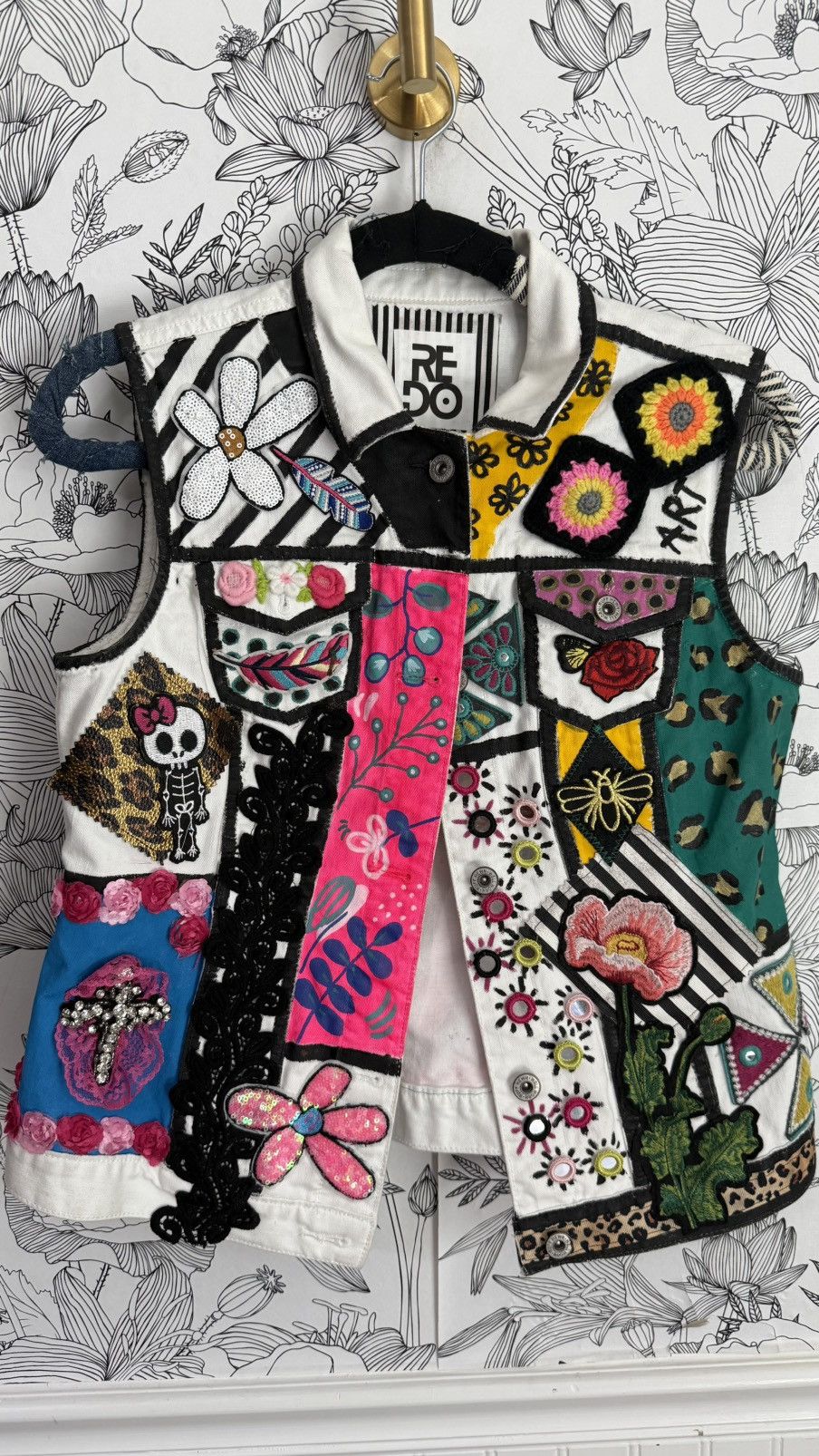 Other White denim vest Viva La Arte Size S / US 4 / IT 40 - 5 Thumbnail