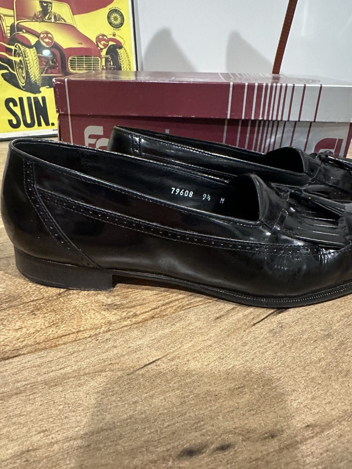 Footjoy Vintage Footjoy Italian Leather Tassel Loafers 9.5 M Size US 9.5 / EU 42-43 - 4 Thumbnail