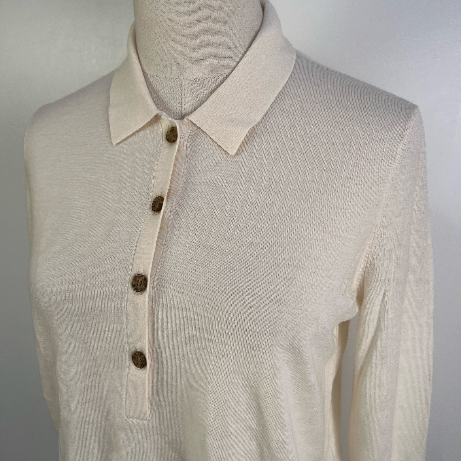 Other Jenni Kayne Grayson Wool Polo Top Size S / US 4 / IT 40 - 3 Thumbnail