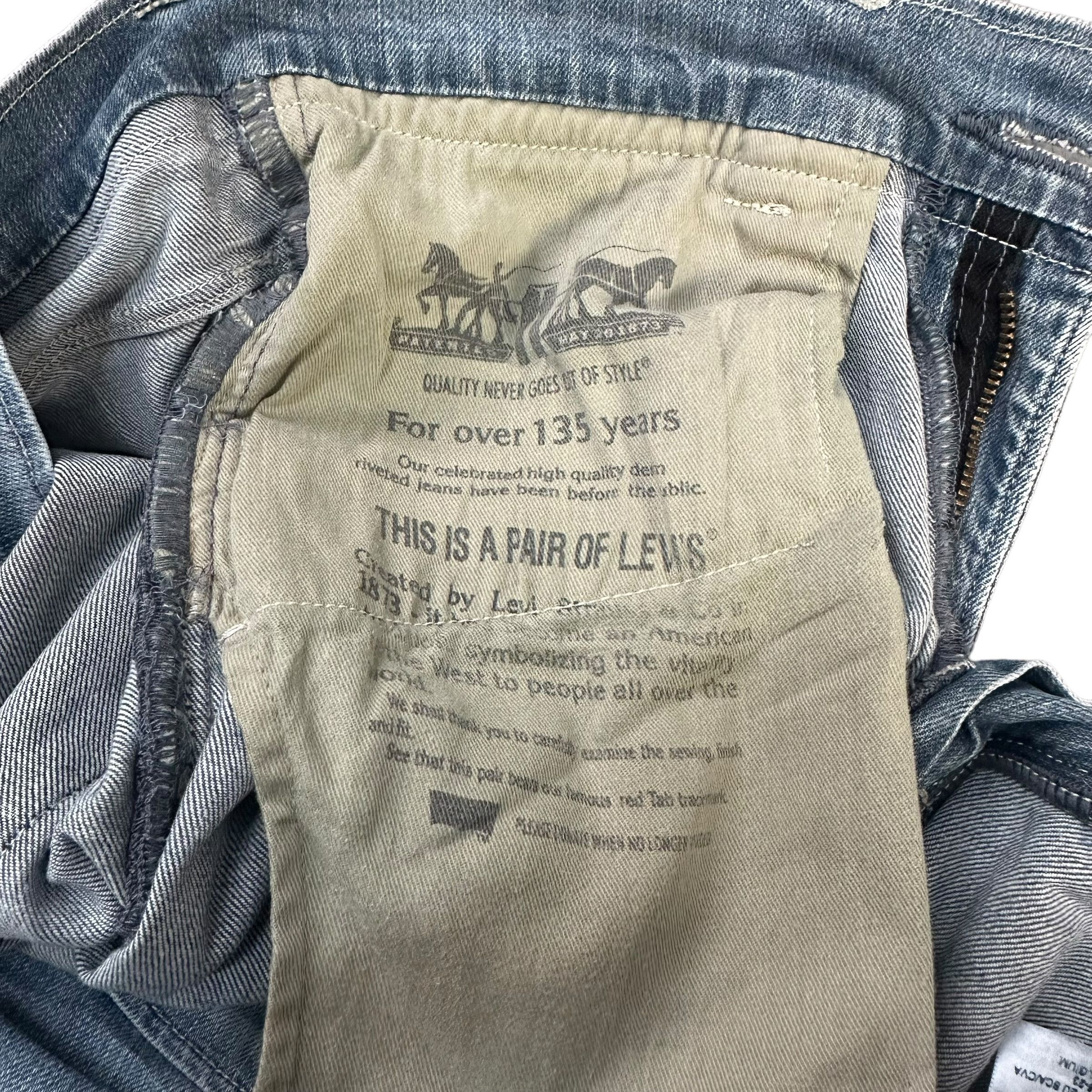 Levi's LEVIS BLACK TAB LIGHT WASH DENIM PANT #8864-032 Size US 30 / EU 46 - 8 Thumbnail