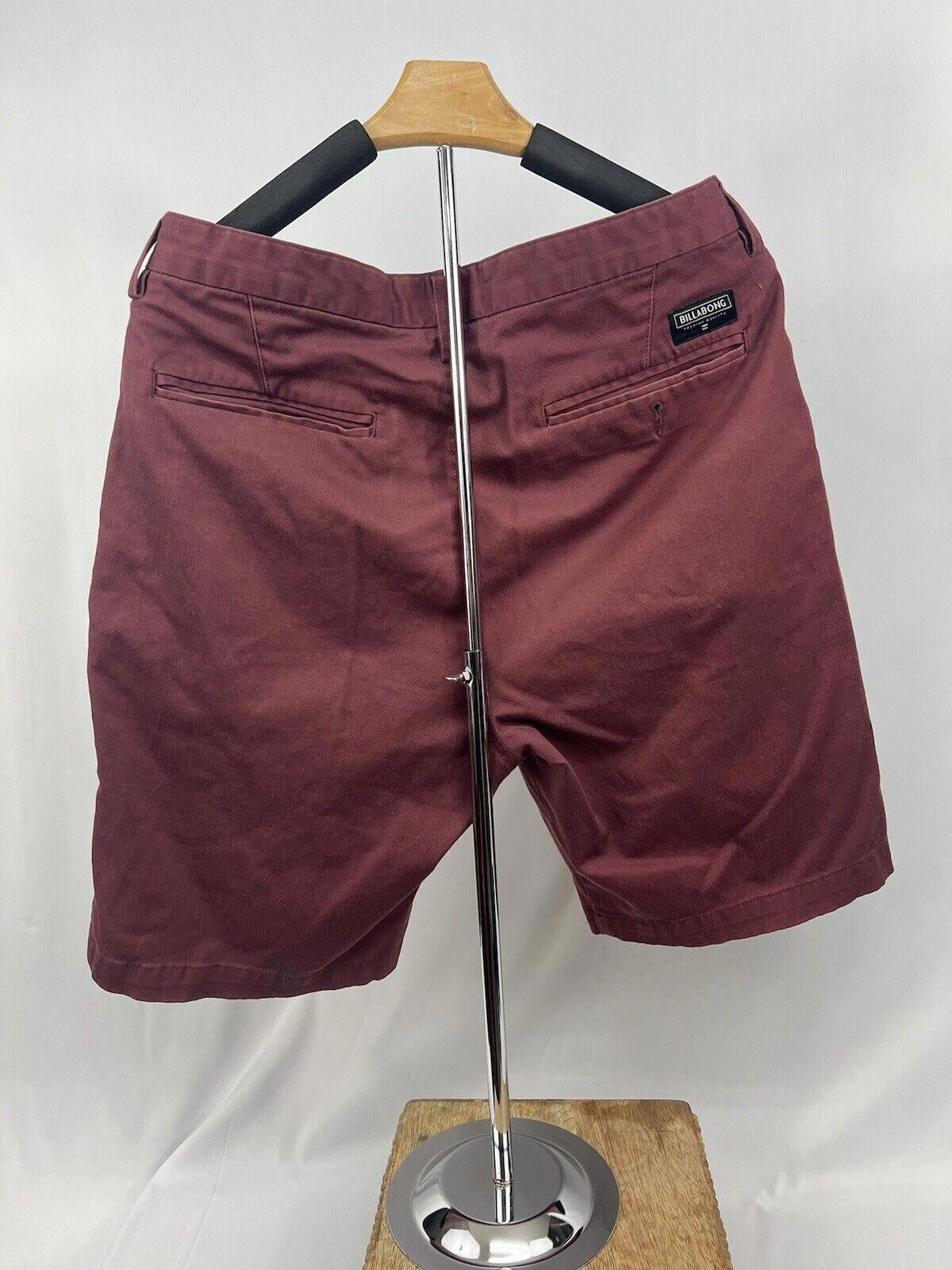 Billabong Billabong Shorts Mens 32 Burgundy Size US 32 / EU 48 - 5 Thumbnail