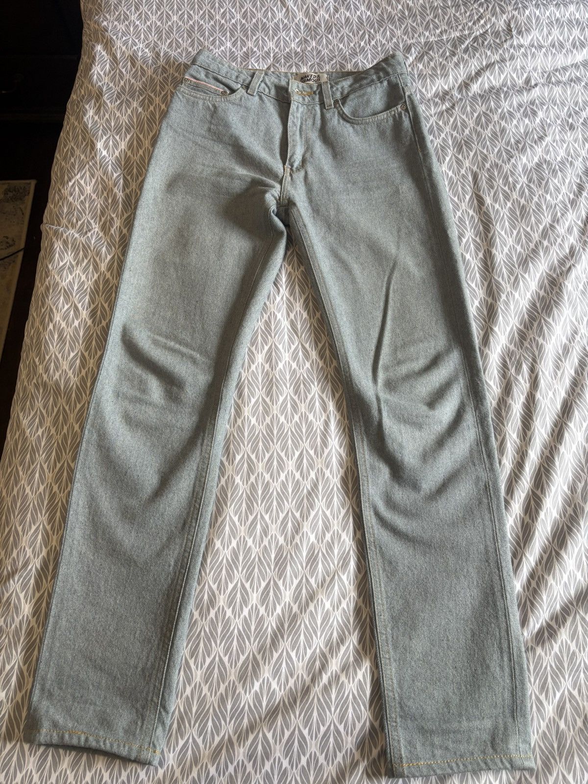 Naked & Famous Naked and Famous Recycled Selvedge Stone Blue - High Skinny Size 26" / US 2 / IT 38 - 1 Thumbnail