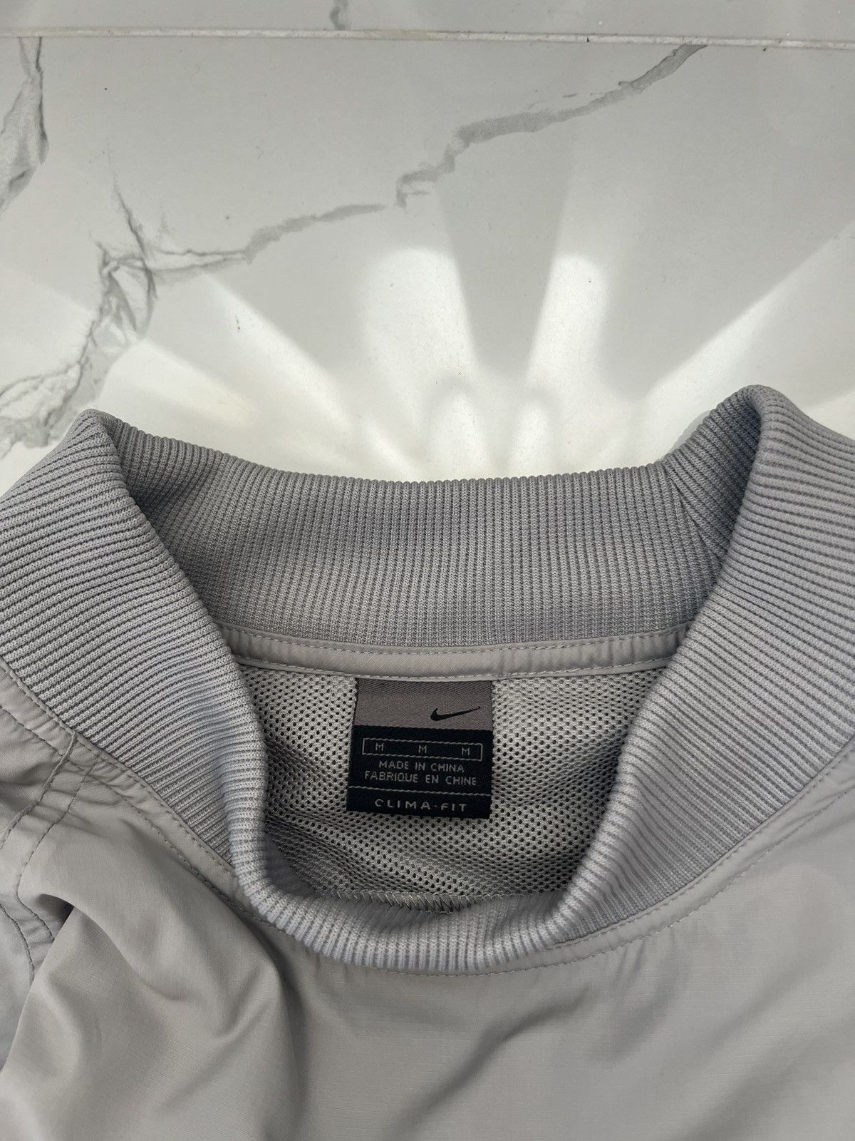 Nike 00’s NIKE CLIMA-FIT RARE RETRO NYLON CREWNECK SWOOSH LOGO Size US M / EU 48-50 / 2 - 5 Thumbnail