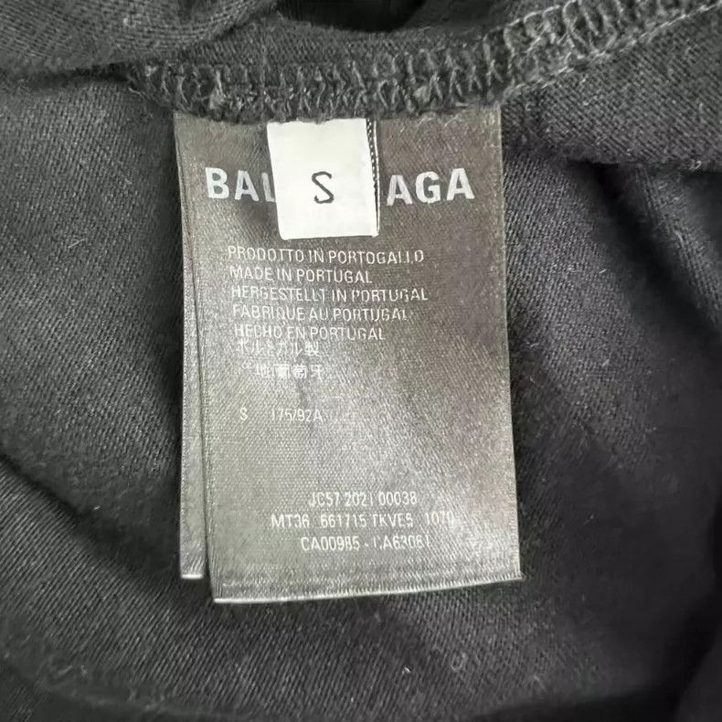 Balenciaga Balenciaga Waterfall Print Logo Short Sleeve Size US S / EU 44-46 / 1 - 6 Thumbnail