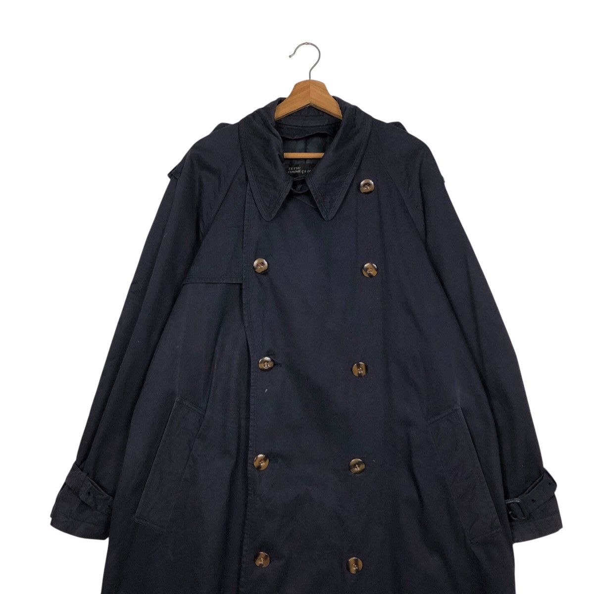 Japanese Brand 📌Rich Blue Vtg Long Jacket Comme Ca Ism Mode Issey Miyake Size US M / EU 48-50 / 2 - 5 Thumbnail