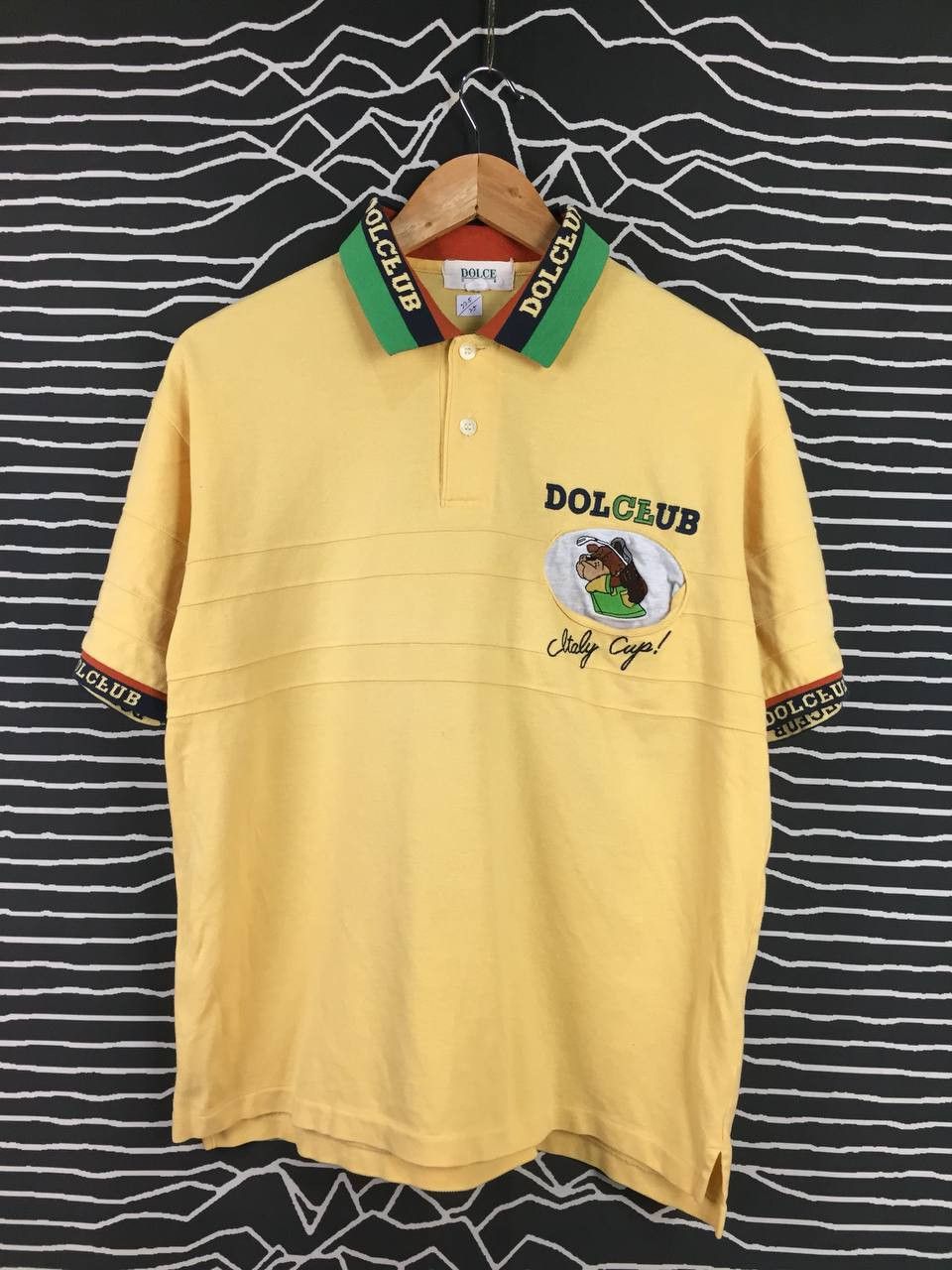 Japanese Brand Vtg Dolce Club Italy Cup Golf Polo Tee Size US L / EU 52-54 / 3 - 2 Thumbnail