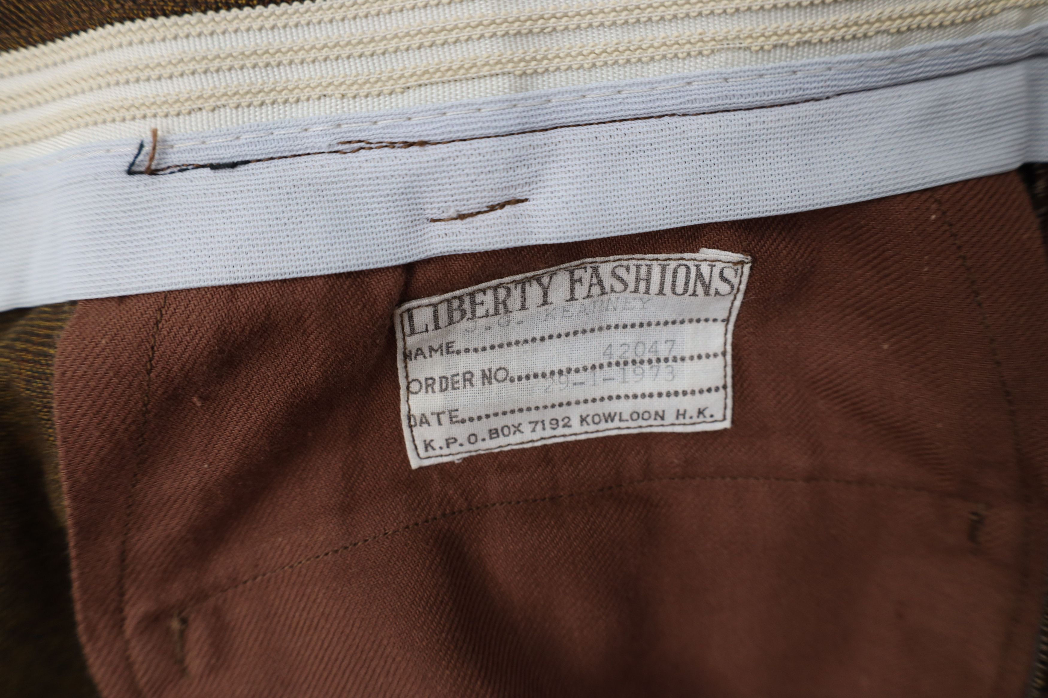 Vintage Vintage 70s Streetwear Wide Leg Chino Pants Trousers Plaid Size US 36 / EU 52 - 9 Thumbnail