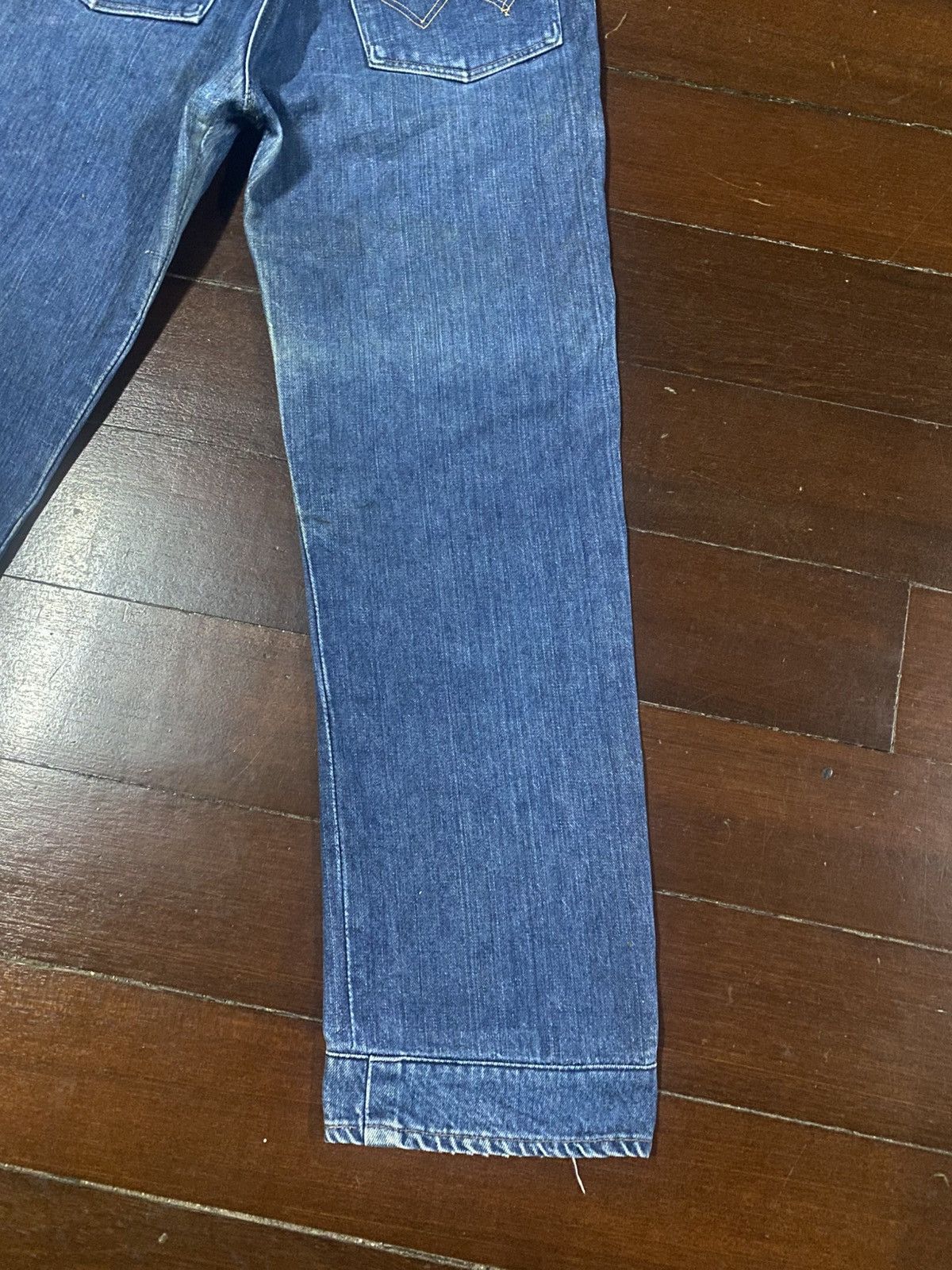 Vintage Vintage 40s 50’s Wrangler distressed rework Denim Pants Size US 28 / EU 44 - 14 Thumbnail