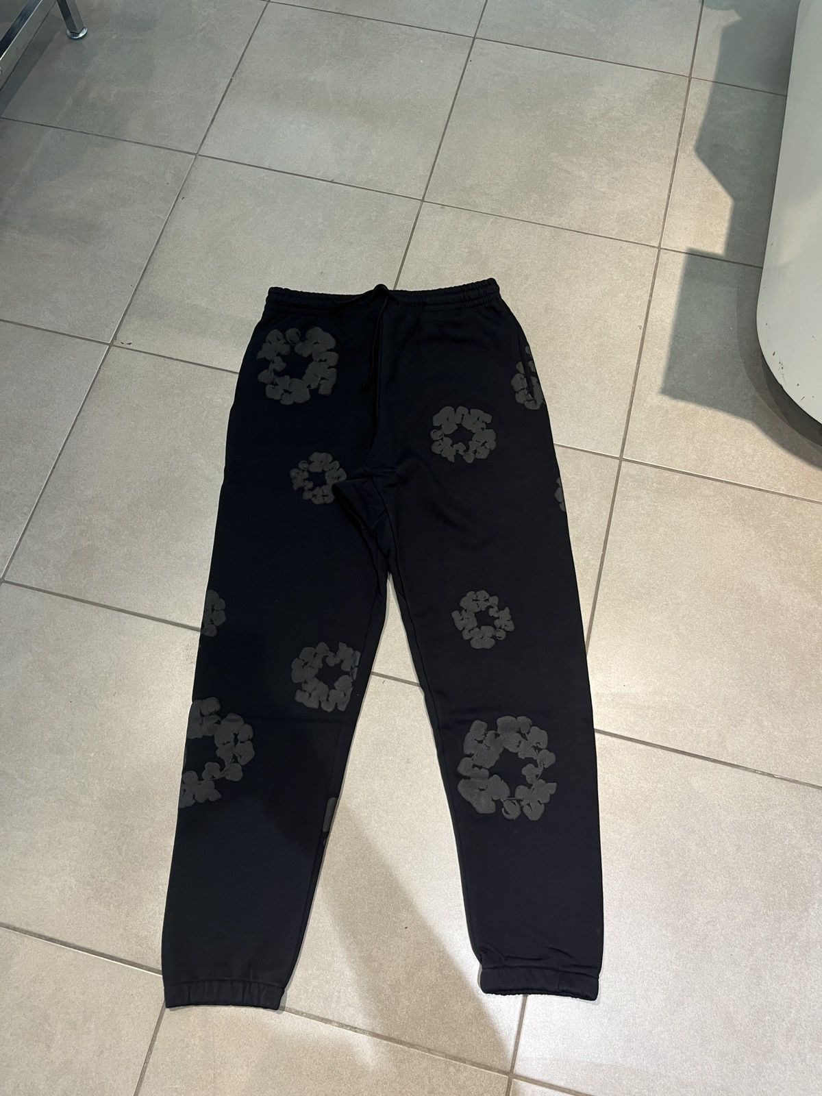 DENIM TEARS Black Denim Tears Sweatpants | Grailed