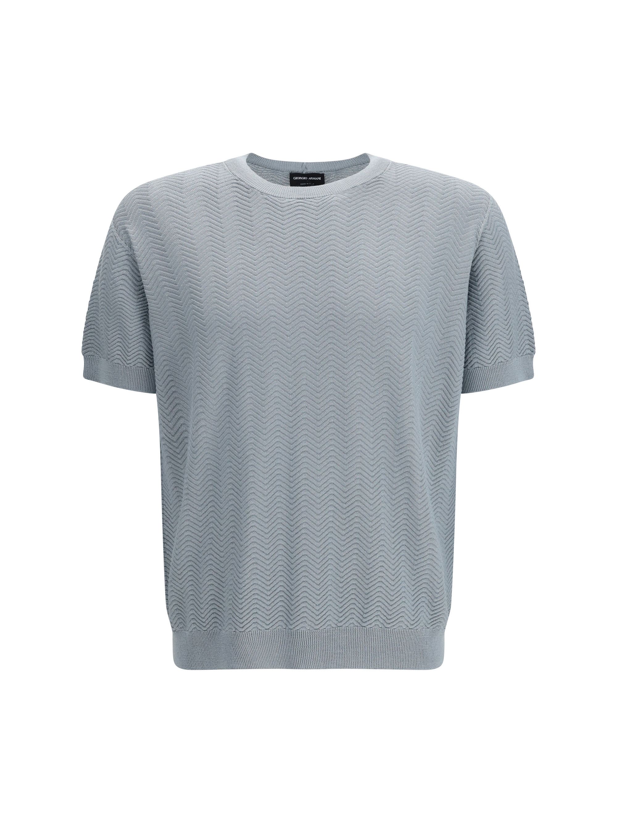 Giorgio Armani Short-sleeved cotton and silk Sweater Size US L / EU 52-54 / 3 - 1 Thumbnail