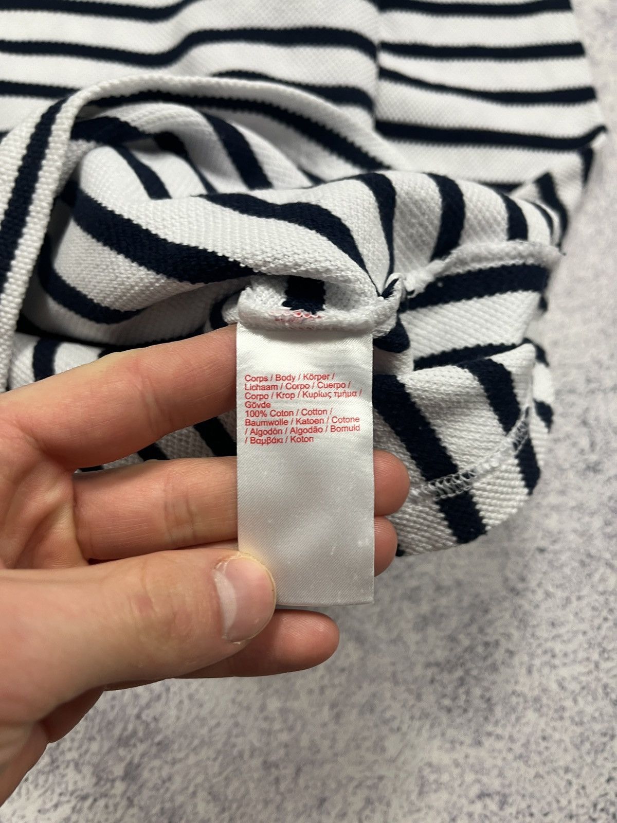 Lacoste × Other Lacoste Live Long Sleeve Striped Polo T-Shirt Size US S / EU 44-46 / 1 - 17 Thumbnail