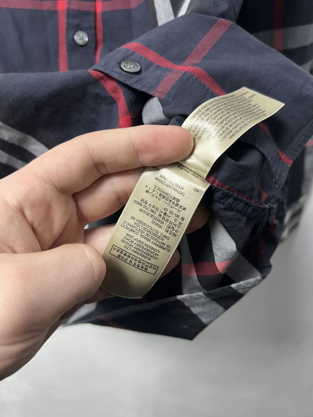 Burberry Burberry Shirt Longsleeve Luxury Size S Size US S / EU 44-46 / 1 - 10 Thumbnail