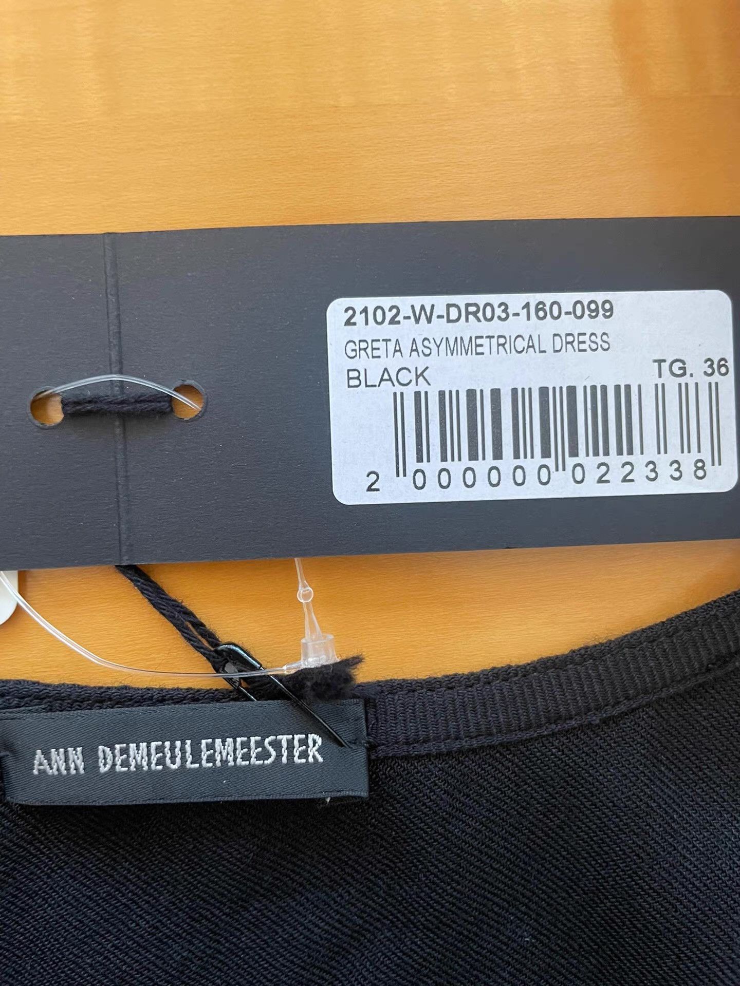 Ann Demeulemeester Ann Demeulemeester 21AW Women's One-Sleeve Dress Ｑ21 Size S / US 4 / IT 40 - 3 Thumbnail