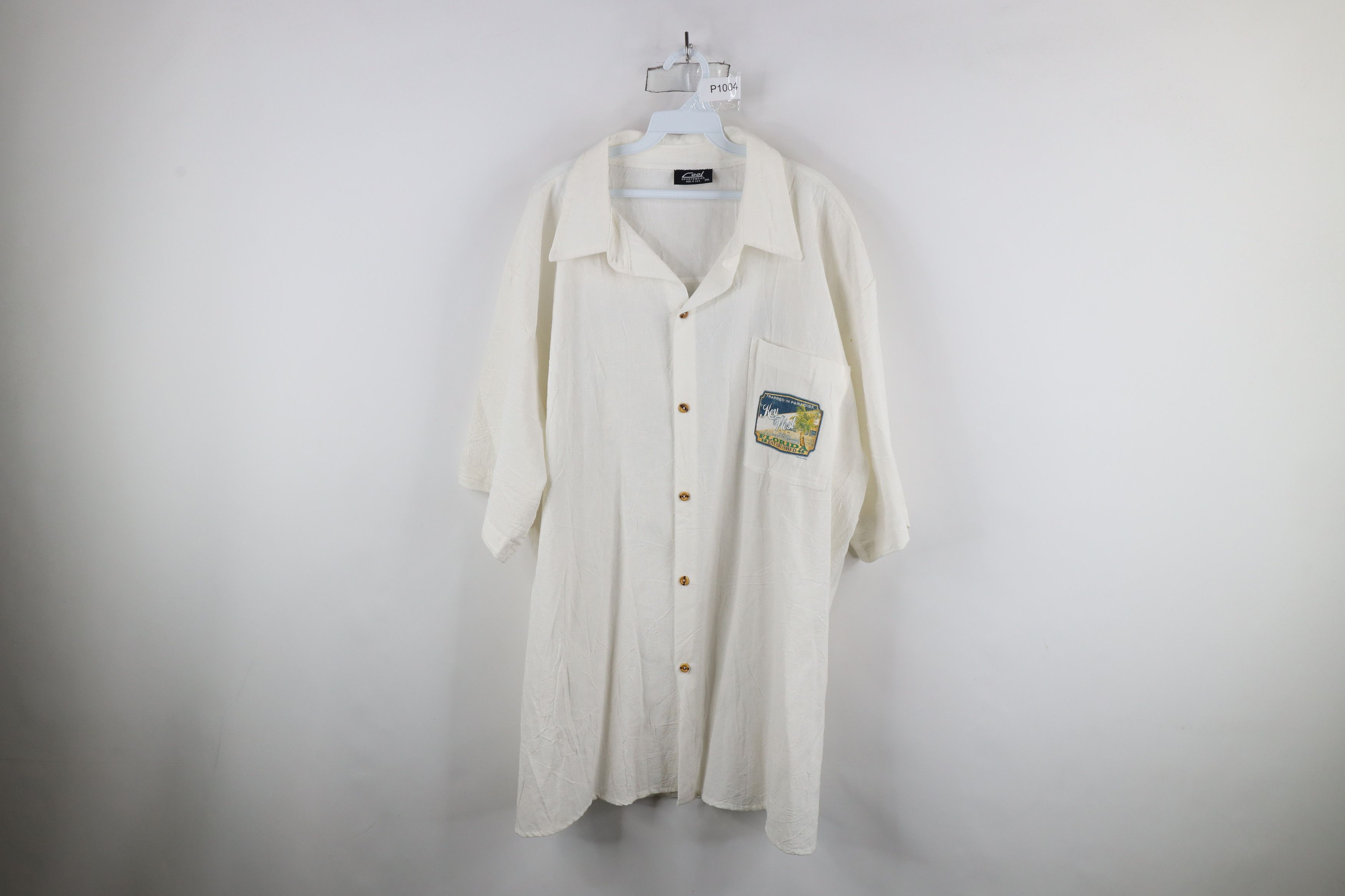 Vintage Vintage 90s Streetwear Key West Florida Button Shirt USA Size US XXL / EU 58 / 5 - 1 Thumbnail
