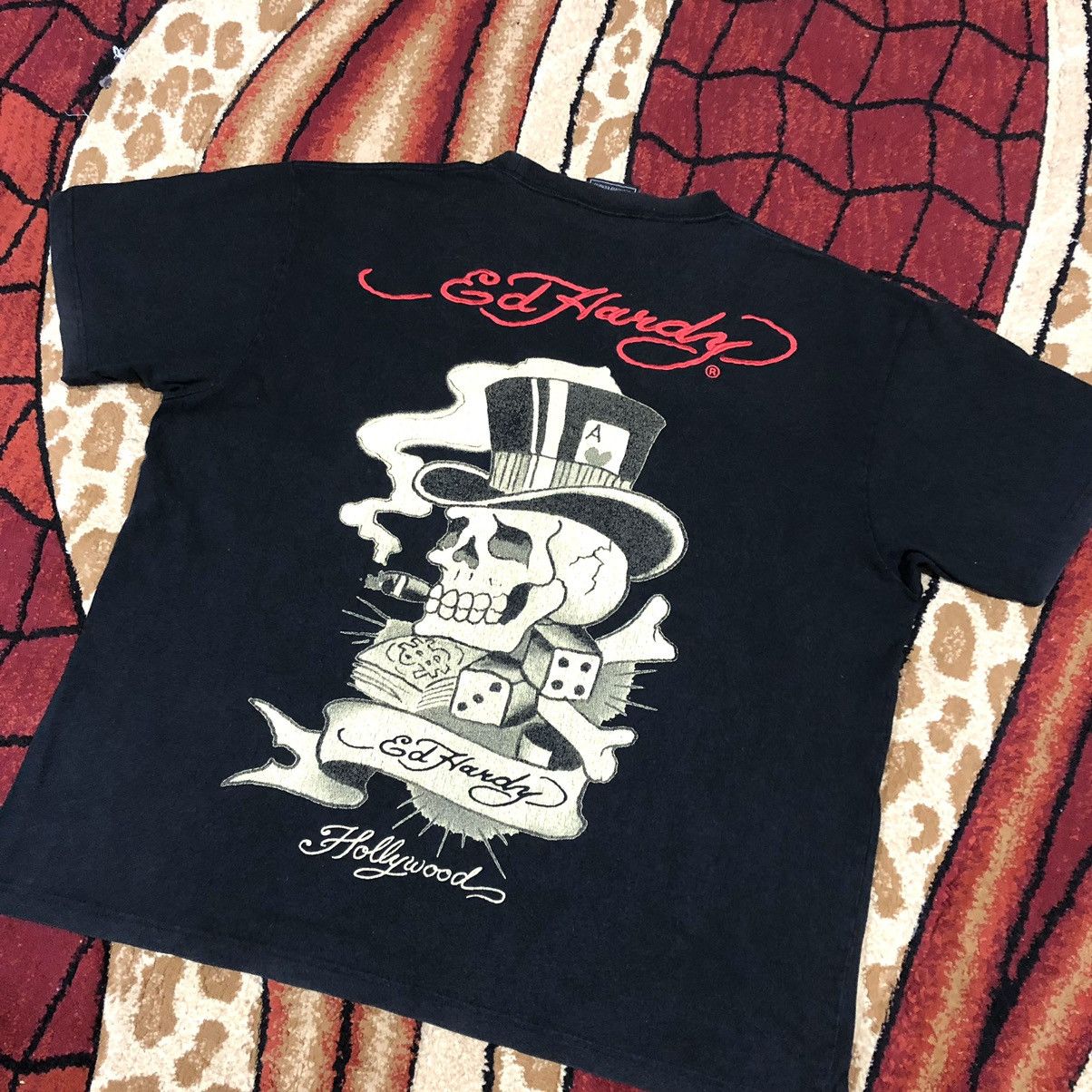 Ed Hardy Vintage Ed Hardy Rare T Shirt Size US XL / EU 56 / 4 - 1 Thumbnail