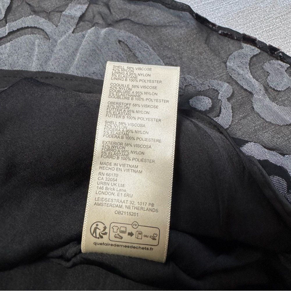 Free People New Free People Manuka Burnout Velvet Mini Dress Size XS Size XS / US 0-2 / IT 36-38 - 8 Thumbnail