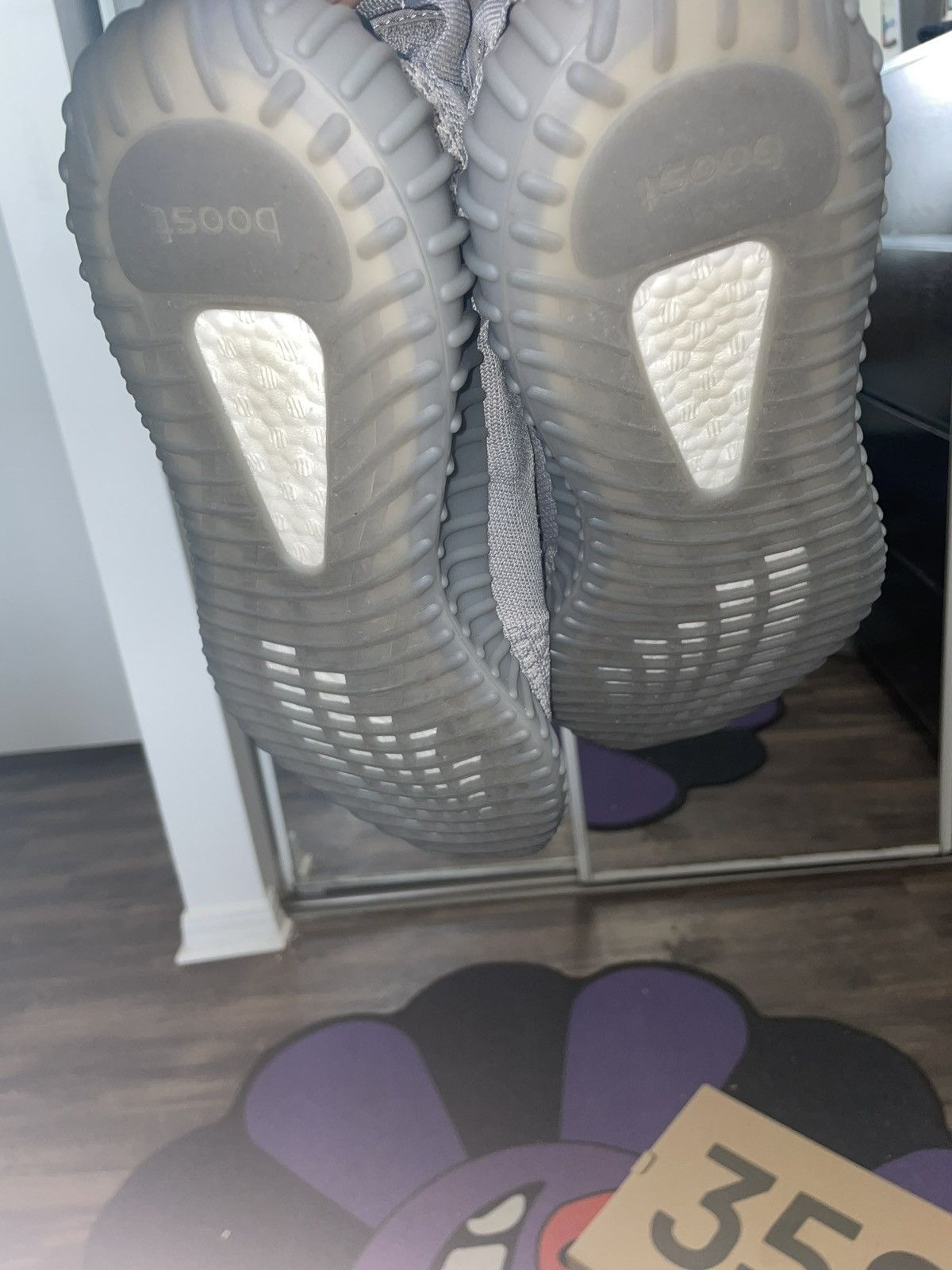 Adidas Yeezy Boost 350 Steel Grey Size US 12 / EU 45 - 4 Thumbnail