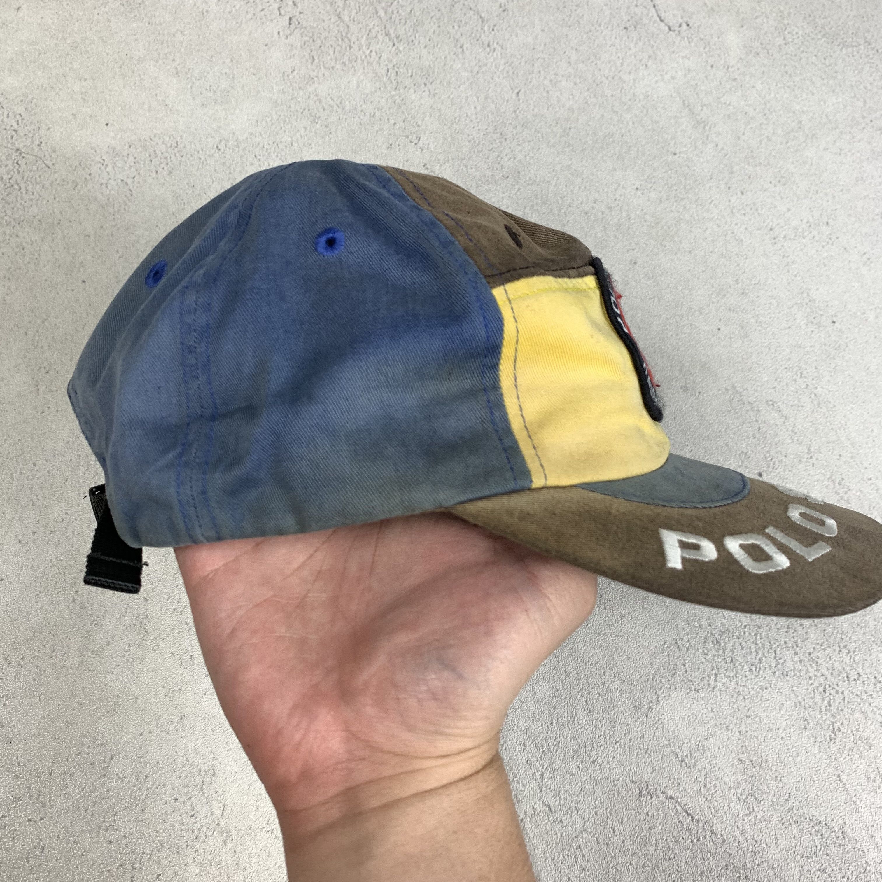 Polo Ralph Lauren Vintage Polo Sport Ralph Lauren Panel Hat Cap Size ONE SIZE - 3 Thumbnail
