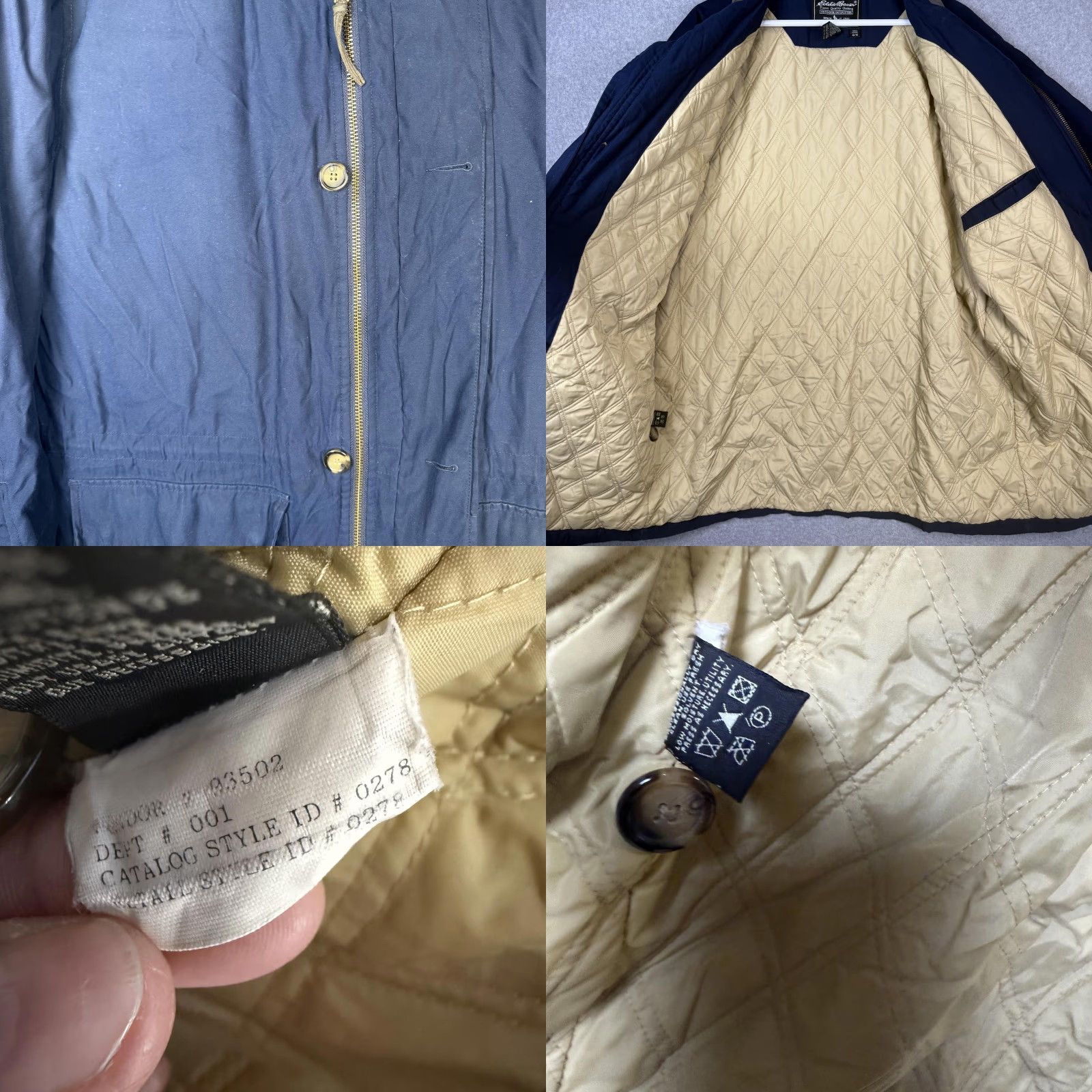 Eddie Bauer VINTAGE Eddie Bauer Field Jacket Coat Mens M Blue Size US M / EU 48-50 / 2 - 8 Thumbnail
