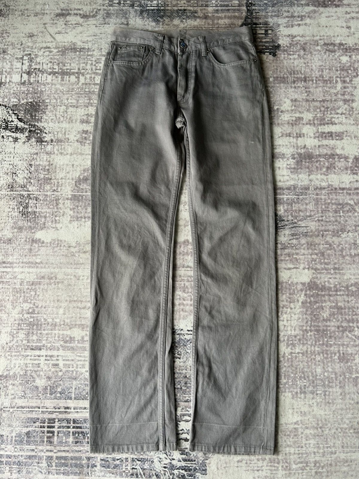 Helmut Lang Helmut Lang Raw Silk Denim Size US 27 - 1 Thumbnail