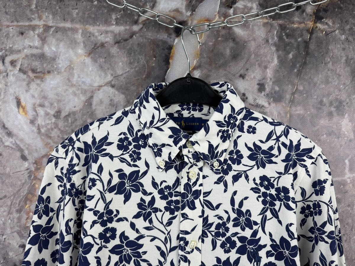 Polo Ralph Lauren Polo Ralph Lauren Floral Button Up Shirt Long Sleeve Size M / US 6-8 / IT 42-44 - 2 Thumbnail