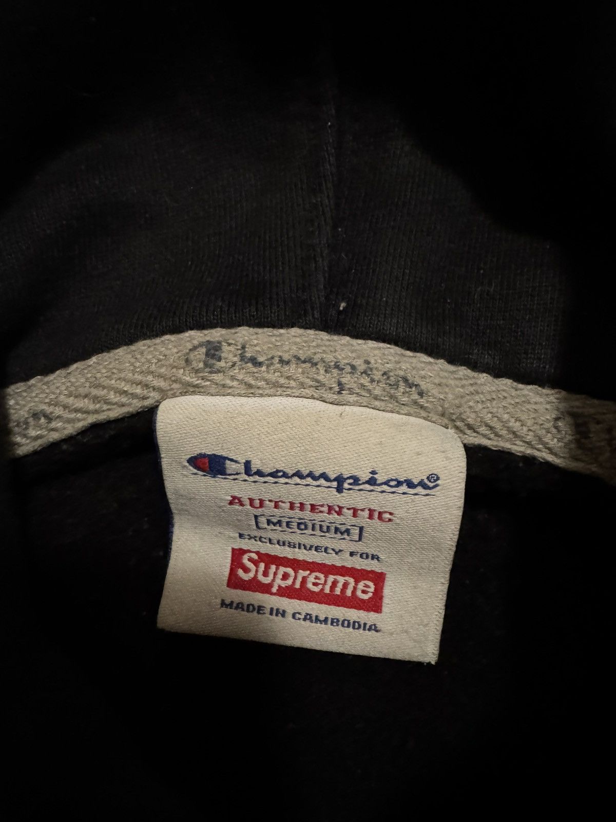 Champion × Supreme Hoodie Supreme/Champion Size US M / EU 48-50 / 2 - 4 Thumbnail