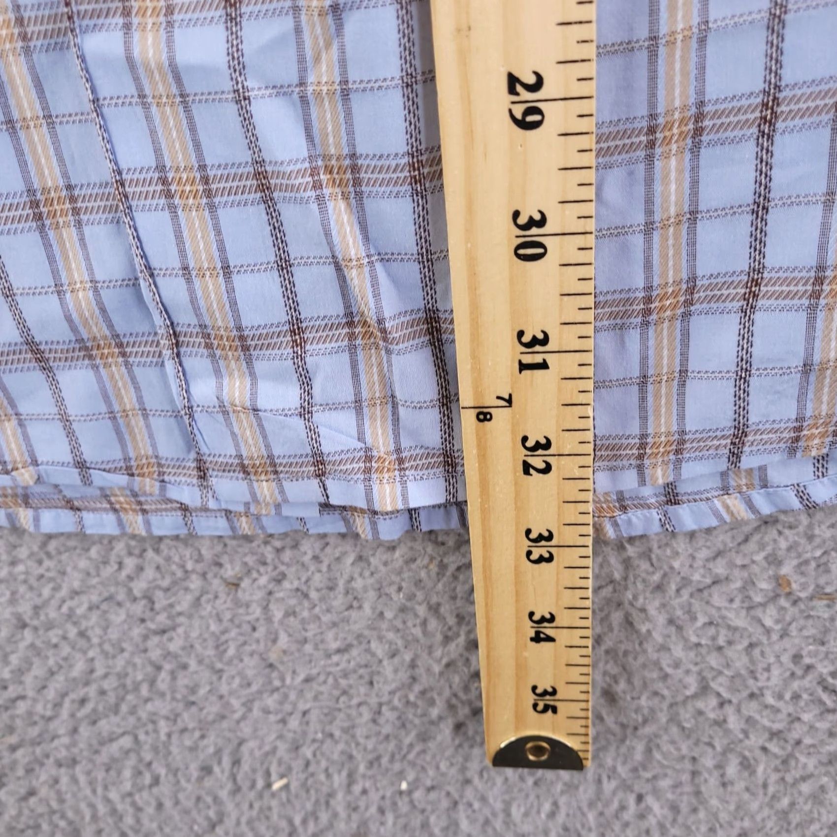 Vintage Tricots St Raphael Shirt Mens Large Check Blue Button Up Long Sleeve Tuck In Size US L / EU 52-54 / 3 - 7 Thumbnail
